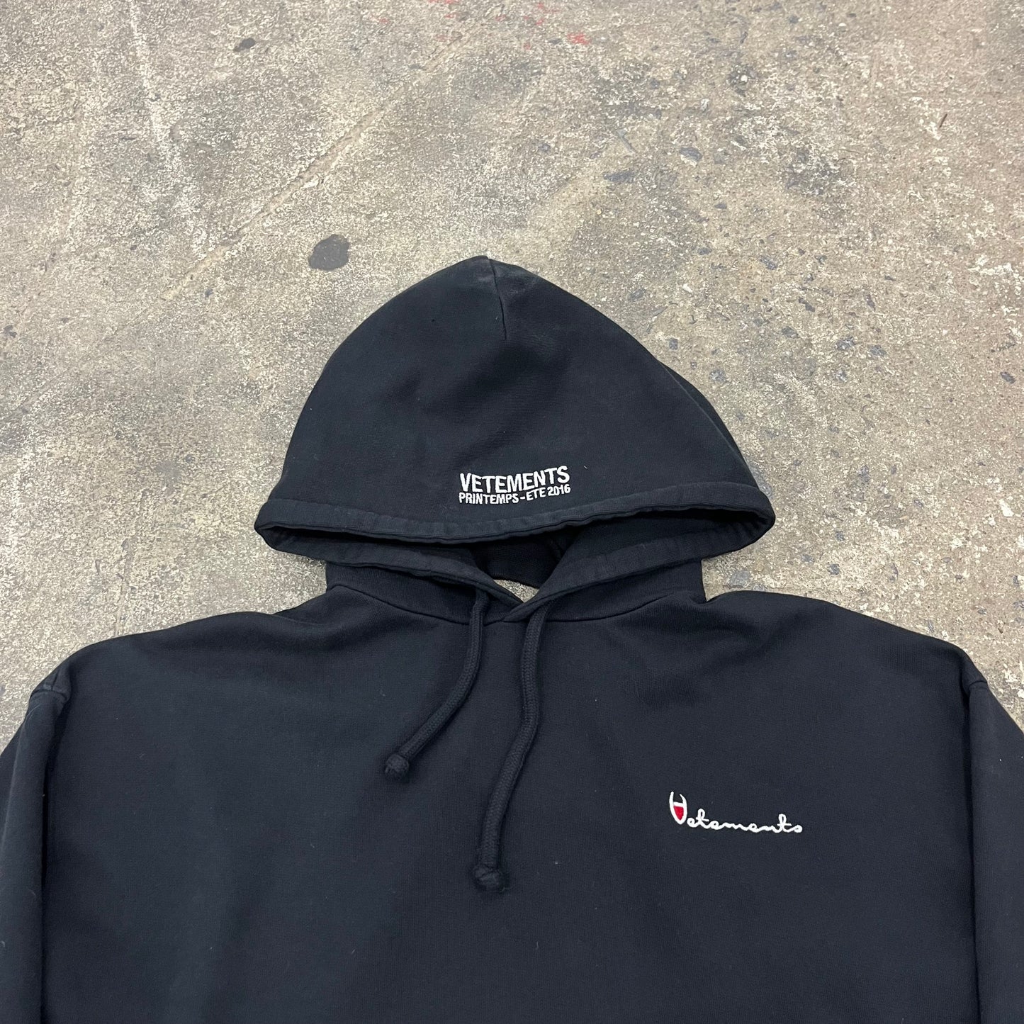 Vetements SS16 Metal Reversible Hoodie