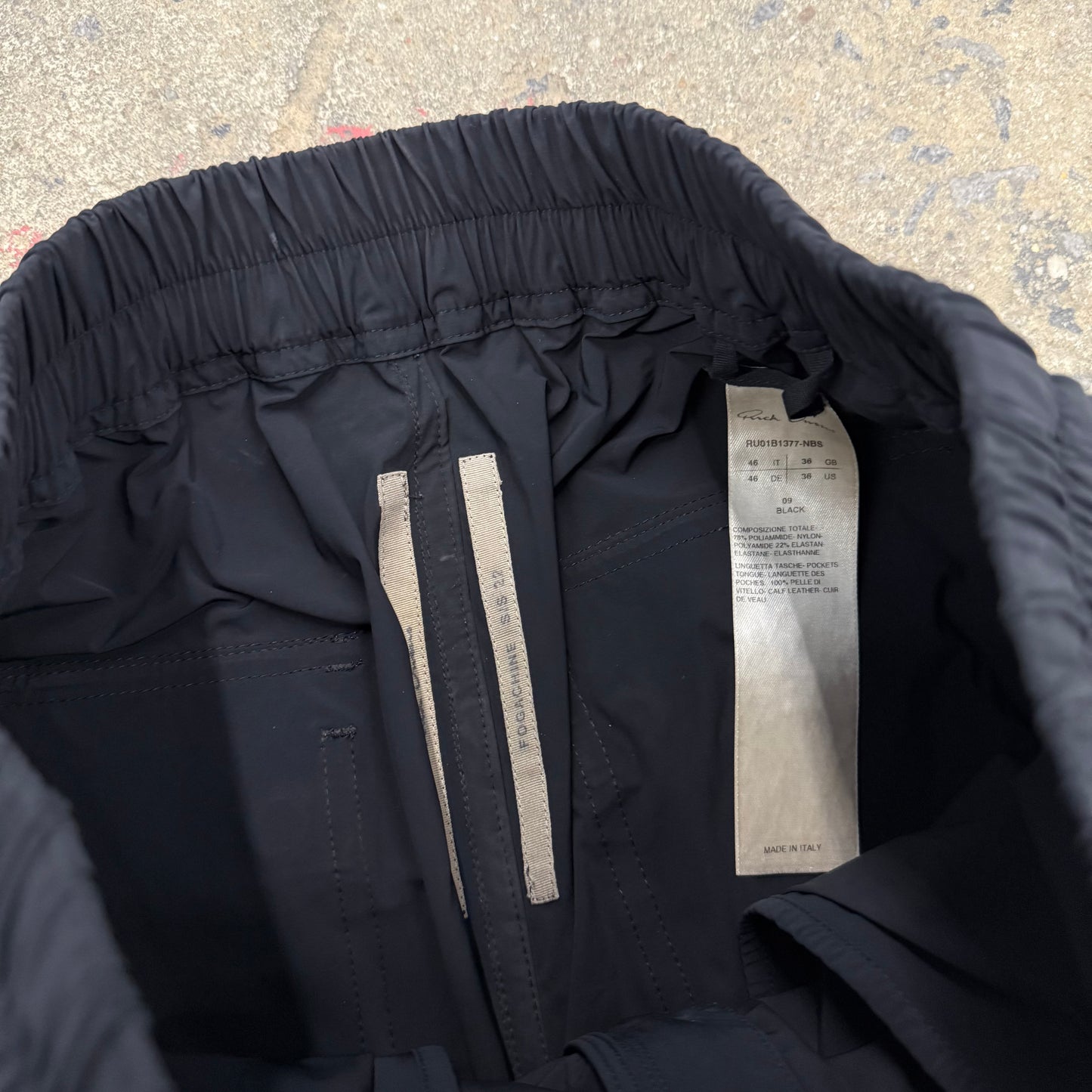 Rick Owens Bauhaus Ss/22 Fogachine cargos