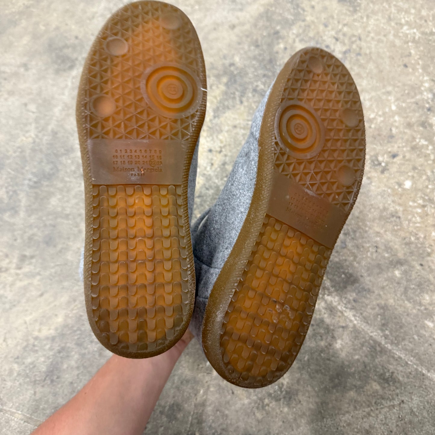 Maison Margiela Future in Grey felt