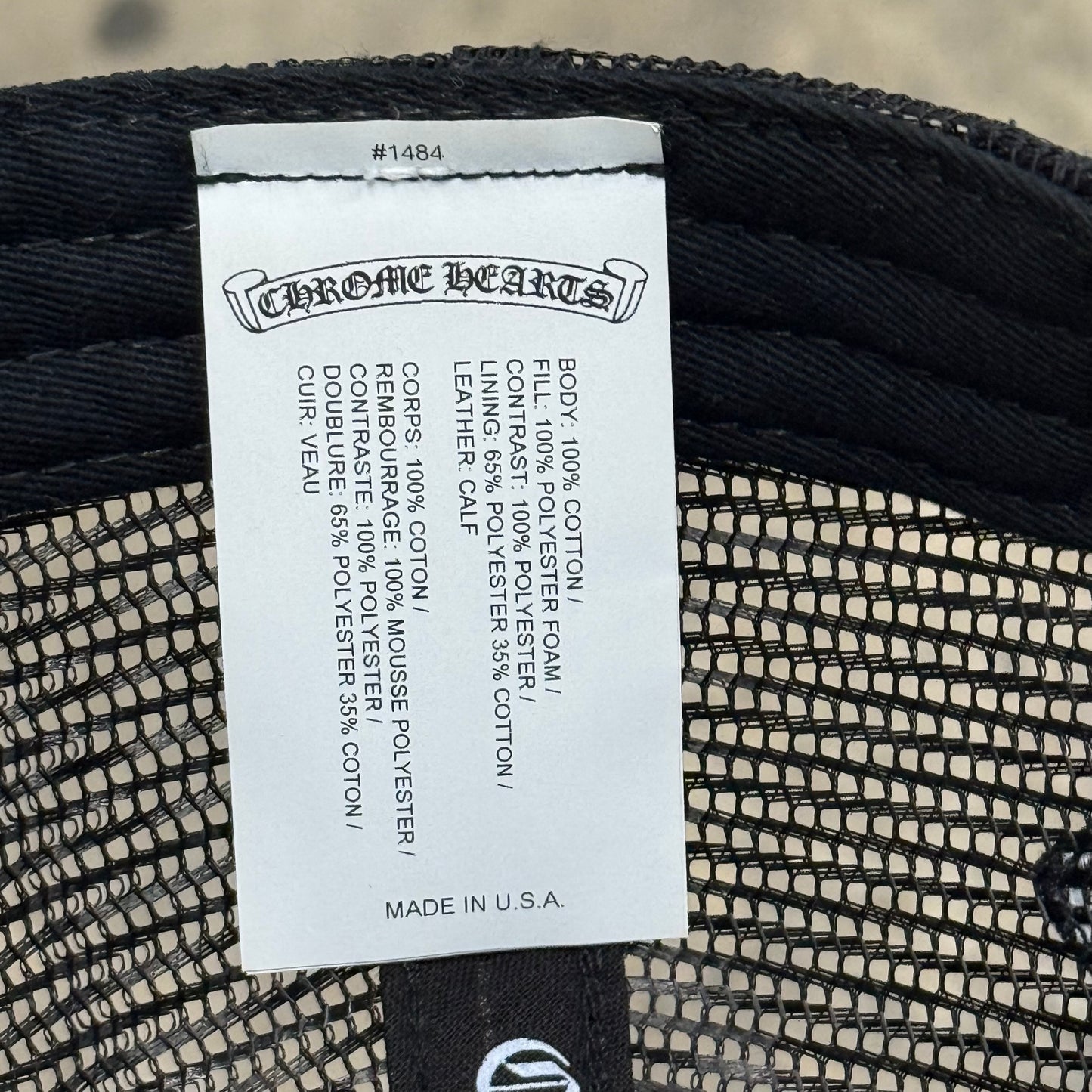 Chrome Hearts Triple Cross ‘Pony Hair’ Hat