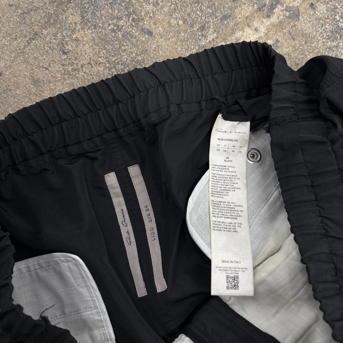 Rick Owens Bela Cargo shorts