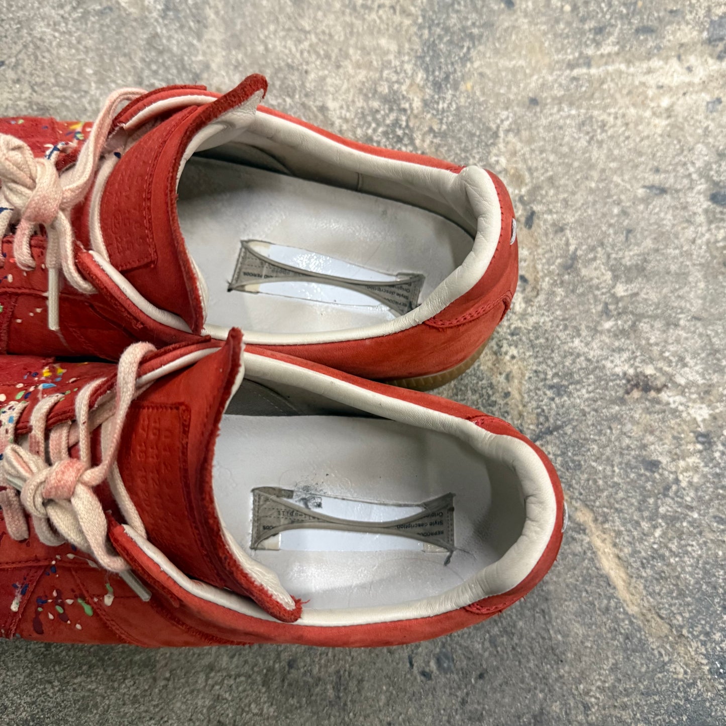 Maison Margiela Red Splatter Paint GAT