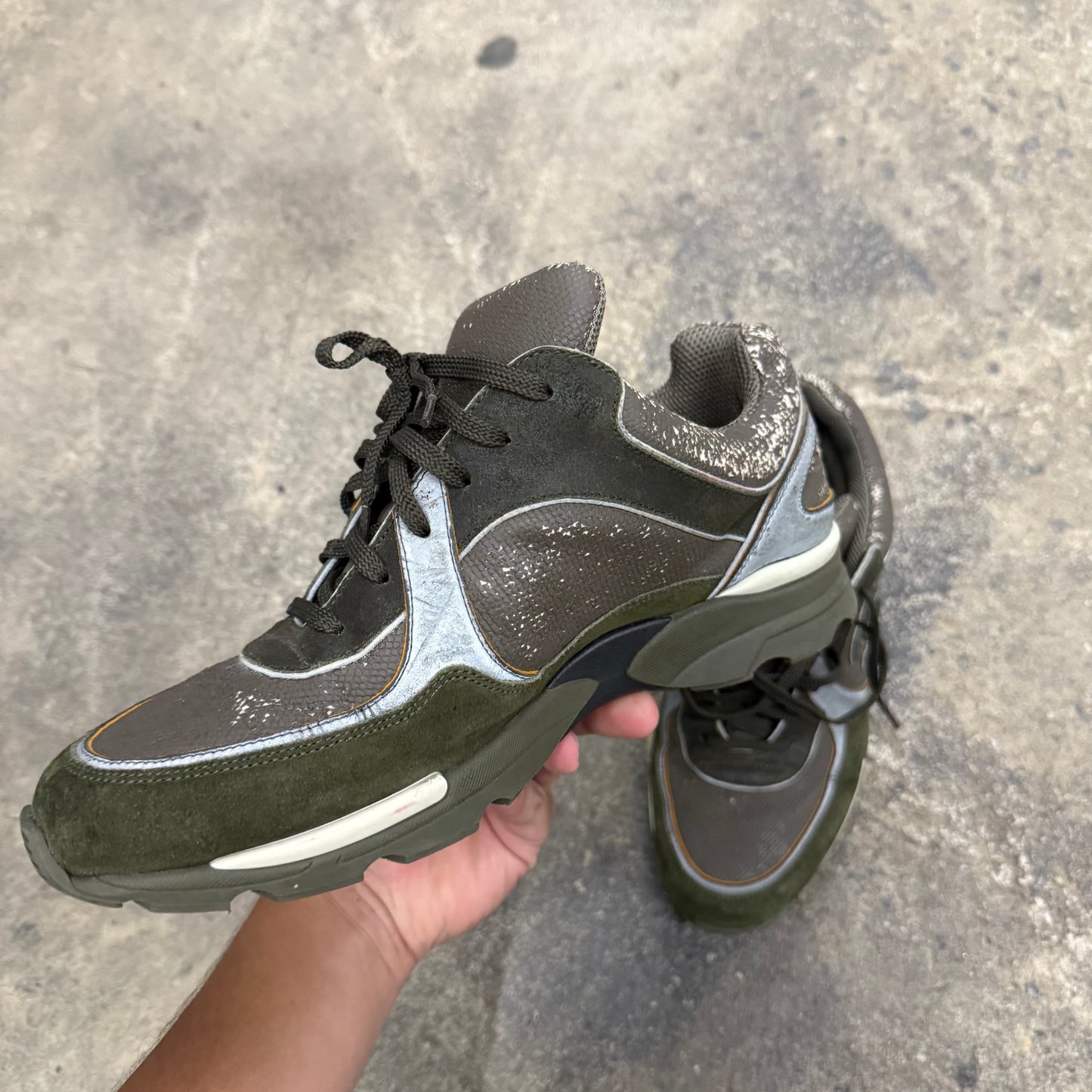 Chanel FW15 CC ‘Khaki’ Trainer
