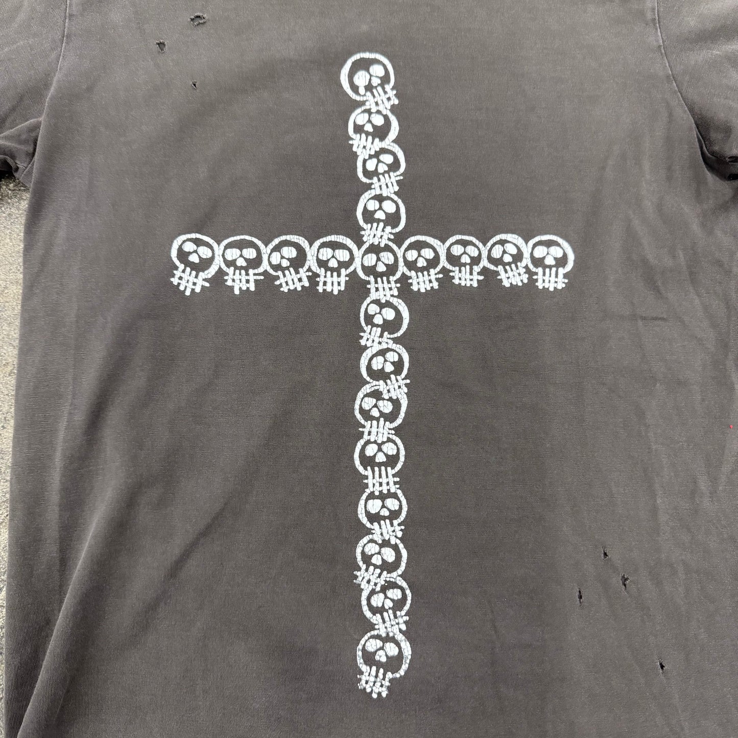 Number (N)ine SS05 Nightcrawler Skull Cross tee