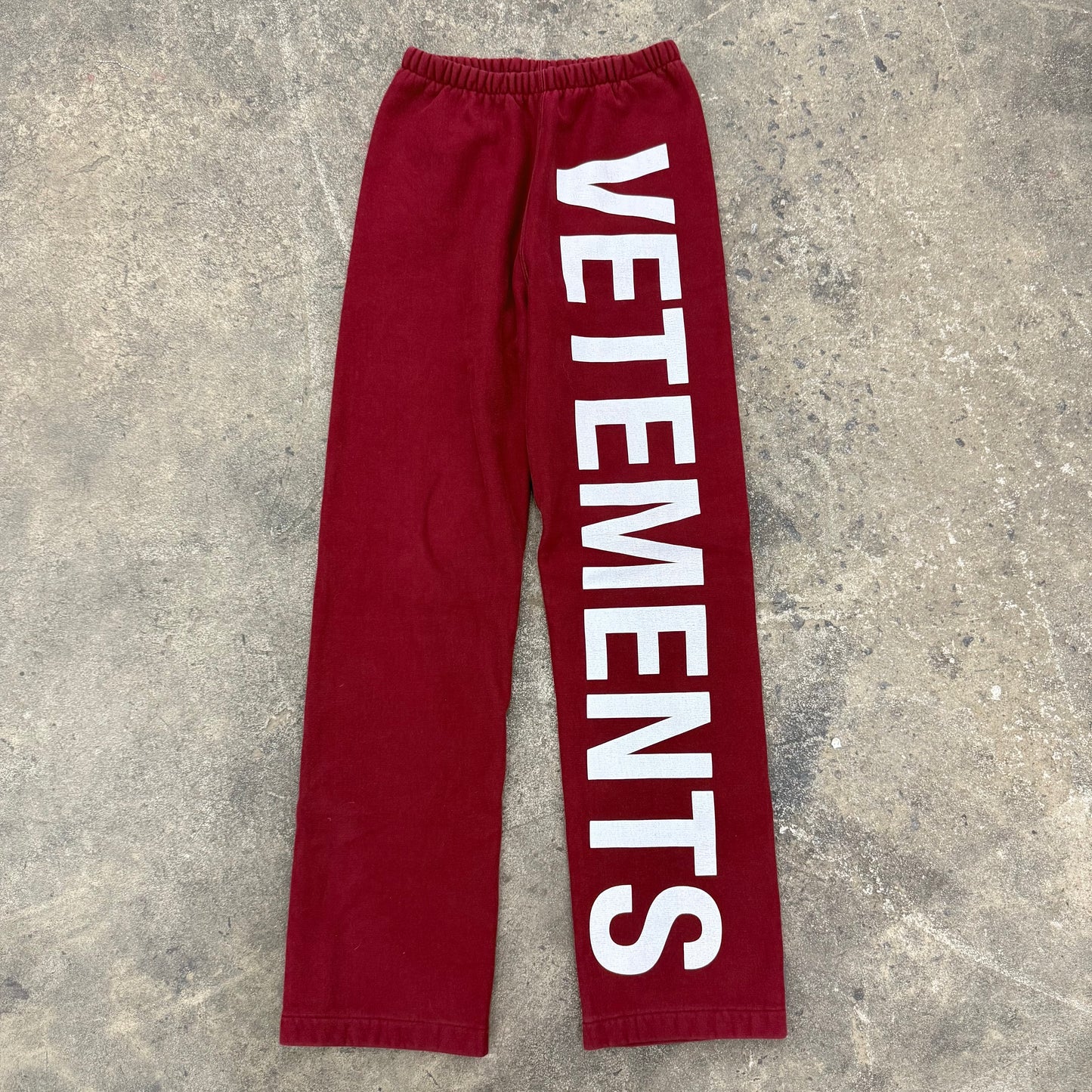 Vetements Spell Out Sweatpants