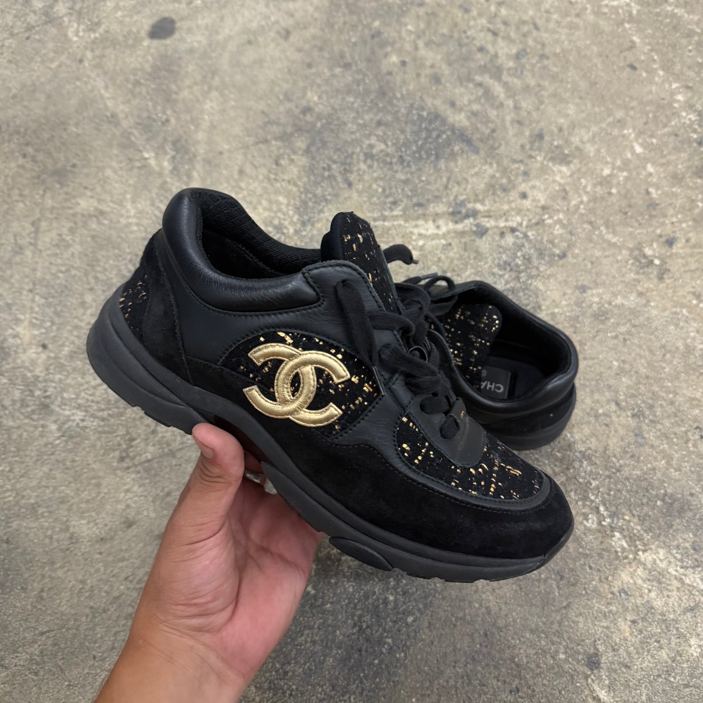 Chanel CC ‘Tweed’ Trainer