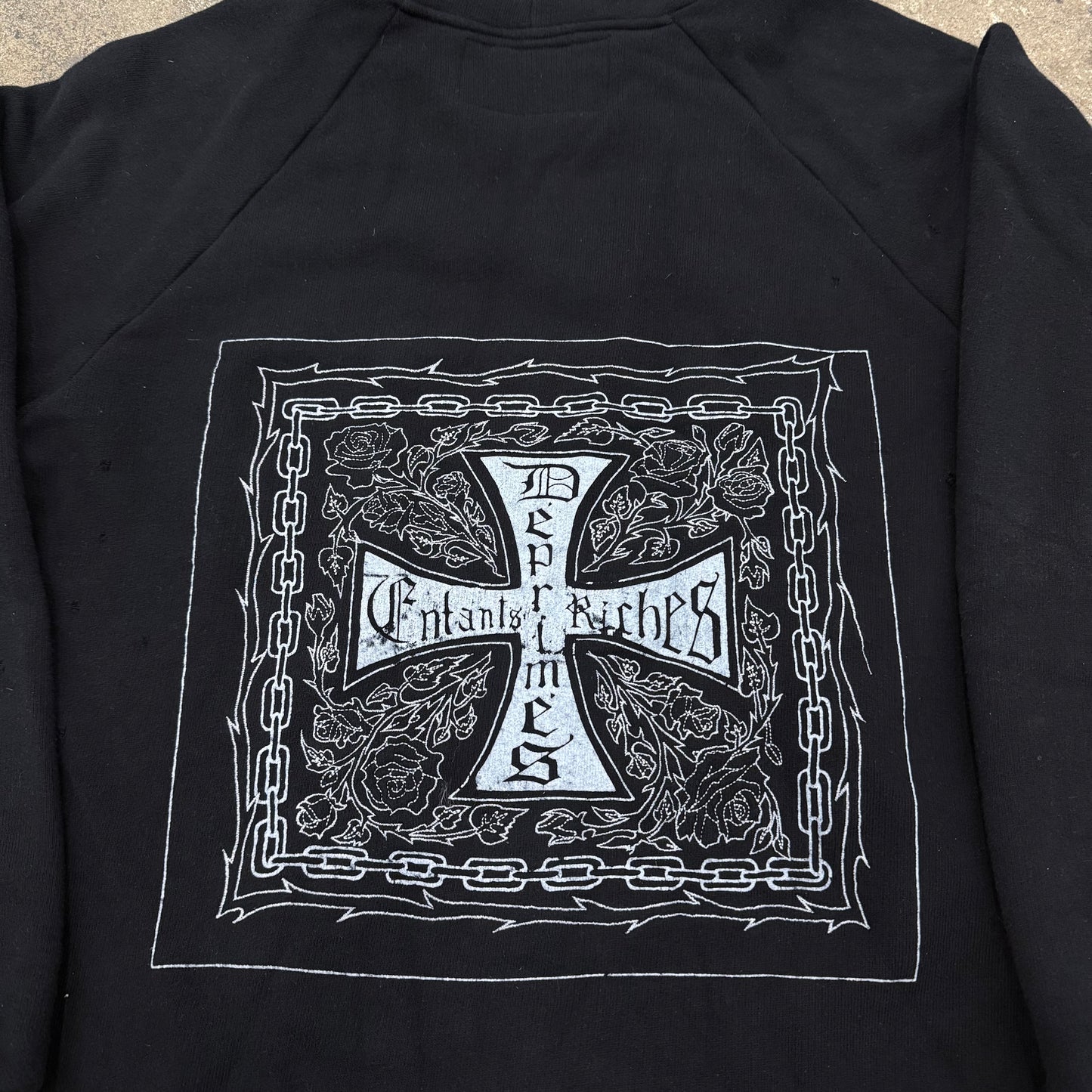 ENFANTS RICHES DEPRIMES IRON CROSS Hoodie