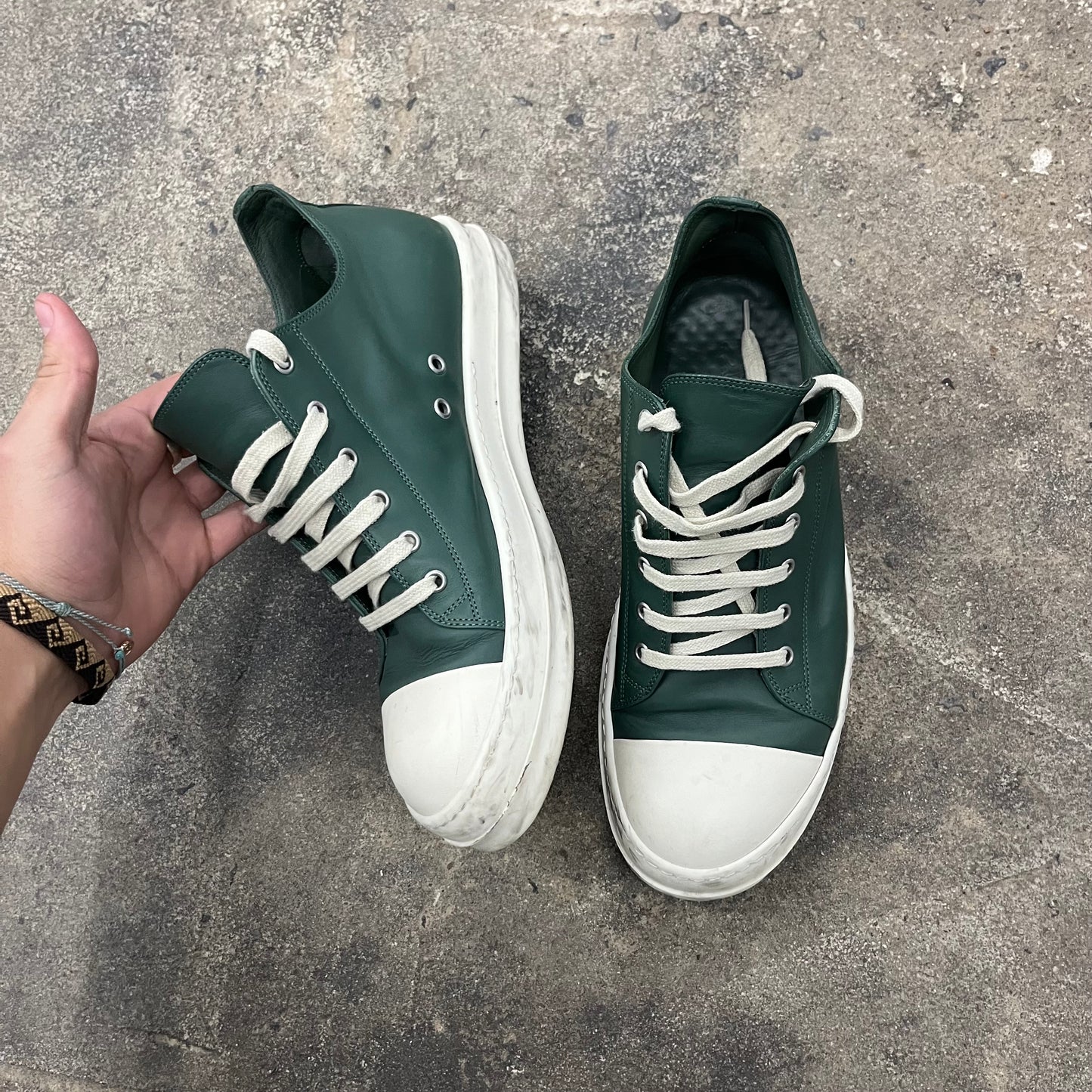 Rick Owens Green Mainline Ramones