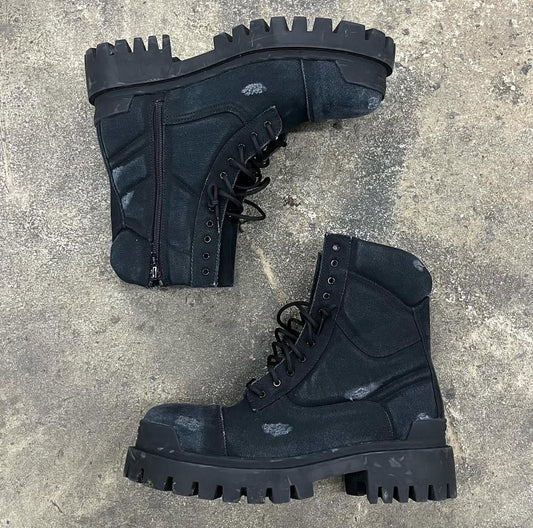 Balenciaga Distressed Strike boot