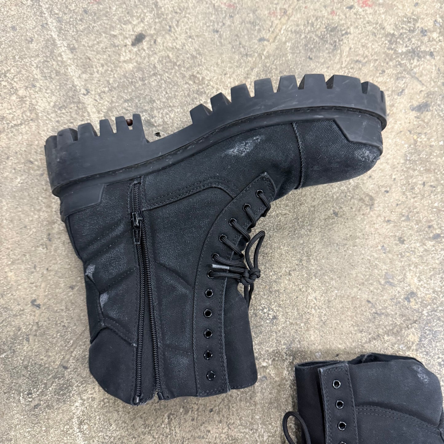 Balenciaga Distressed Strike Boots