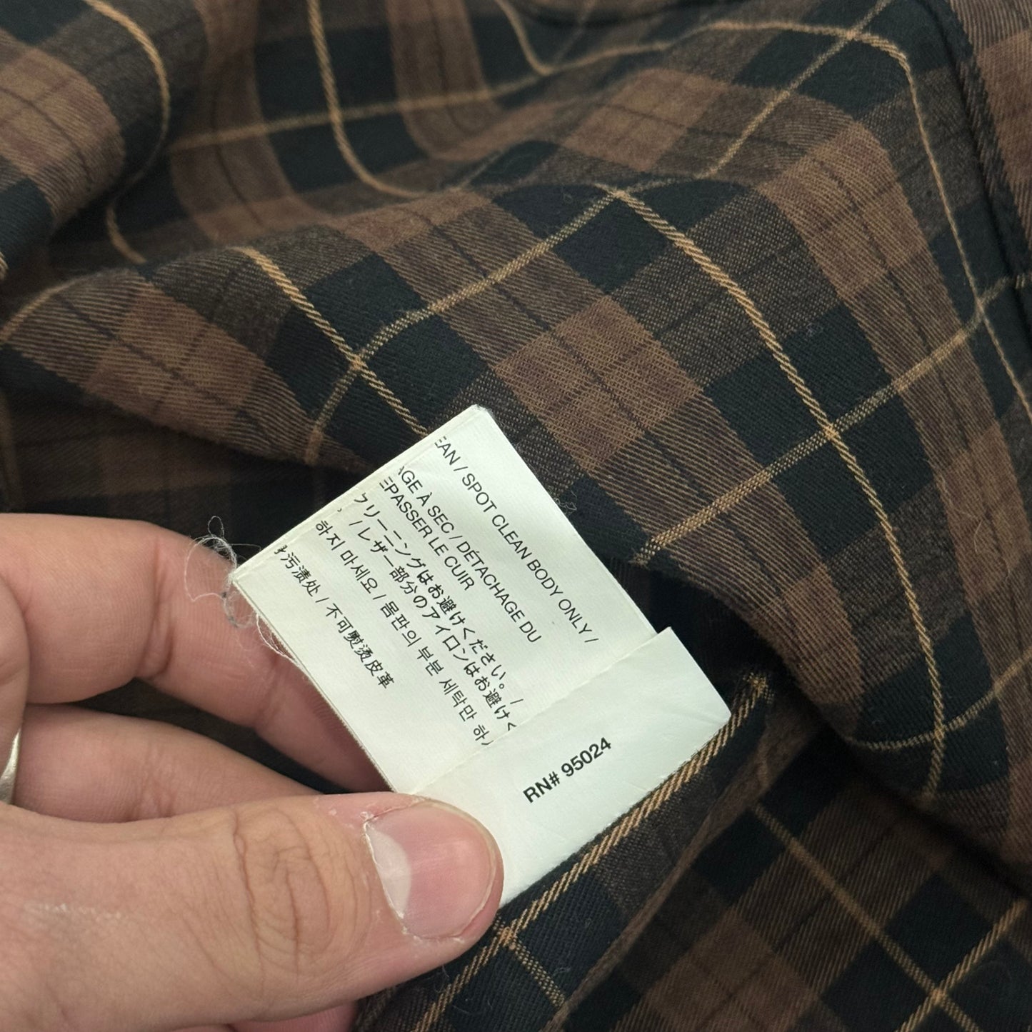 Chrome Hearts Lambskin Flannel