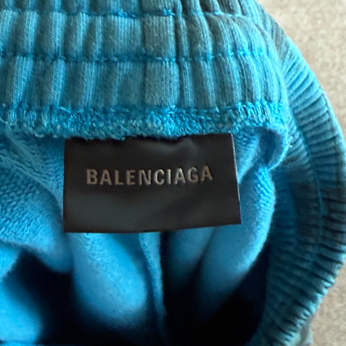 Balenciaga Blue Graffiti Sweatpants