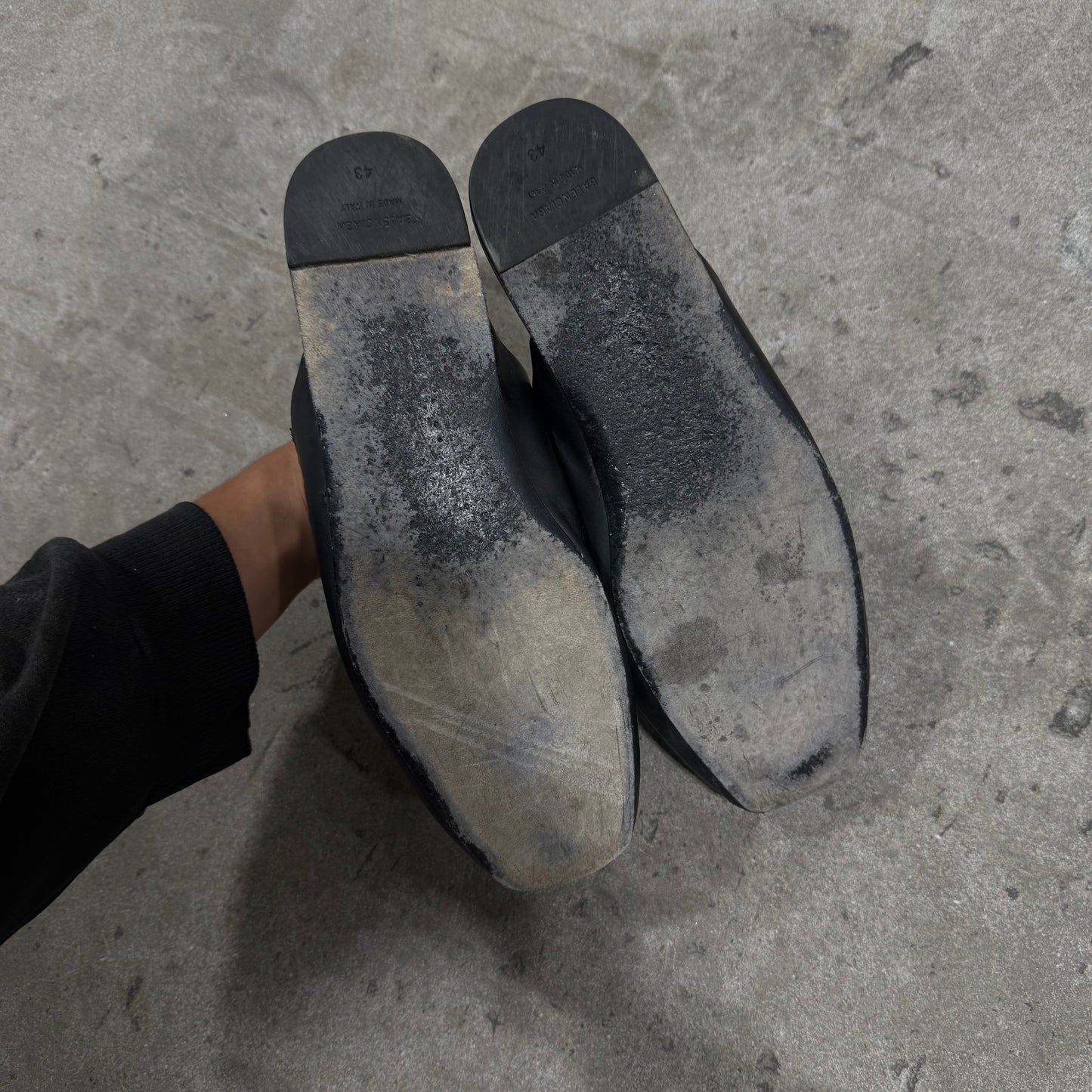 Balenciaga BB Leather Loafers