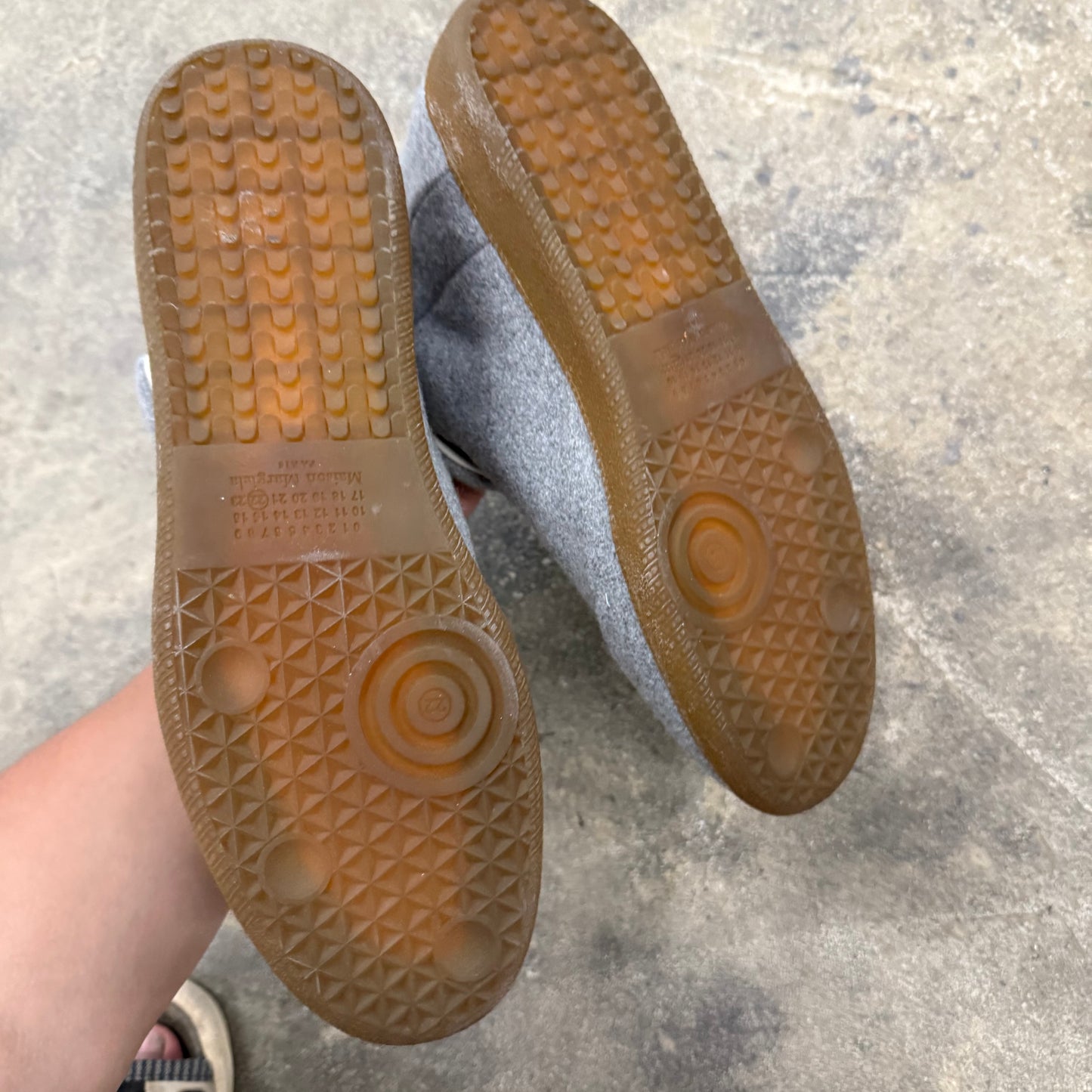 Maison Margiela Future in Grey felt