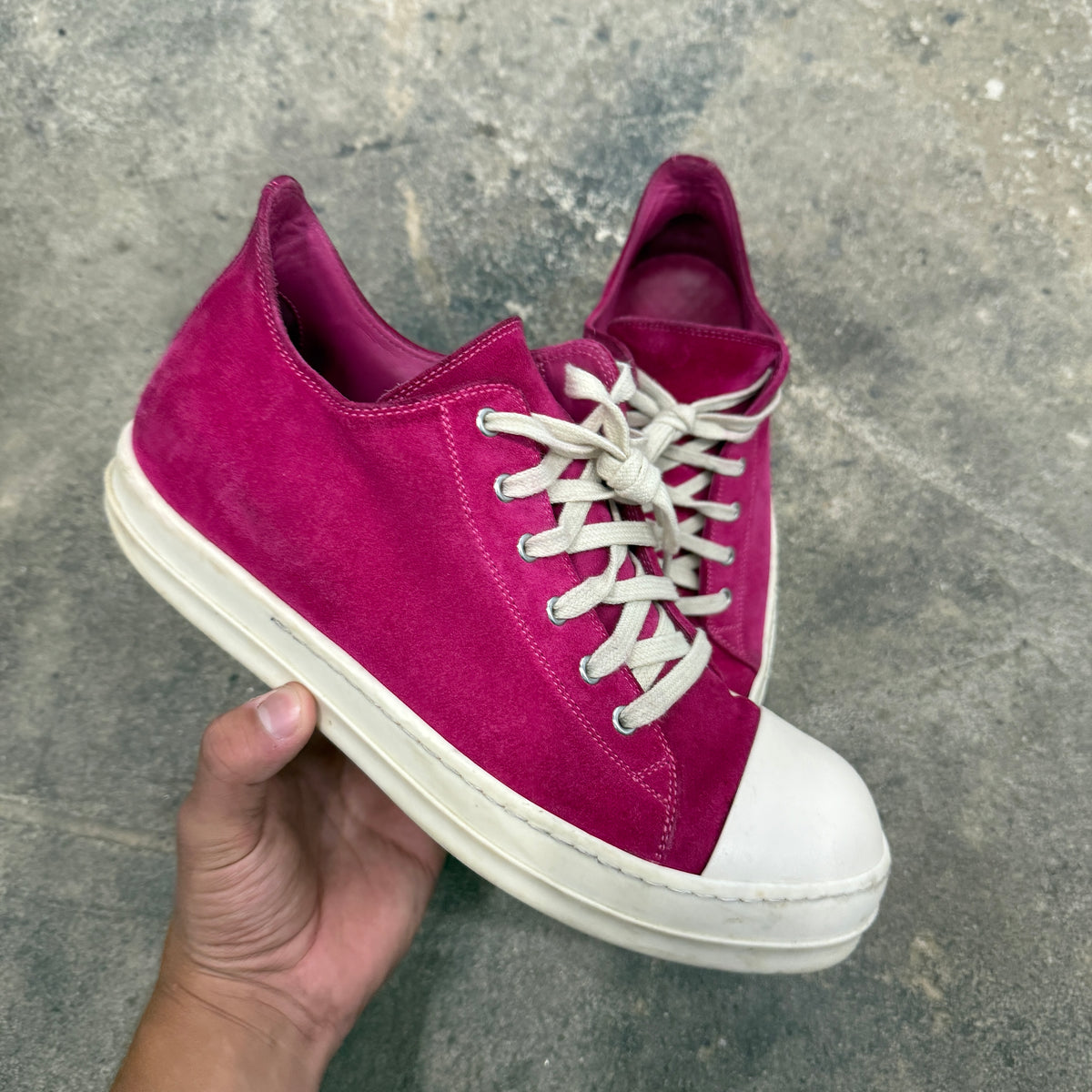 Rick Owens Mainline Suede Ramones