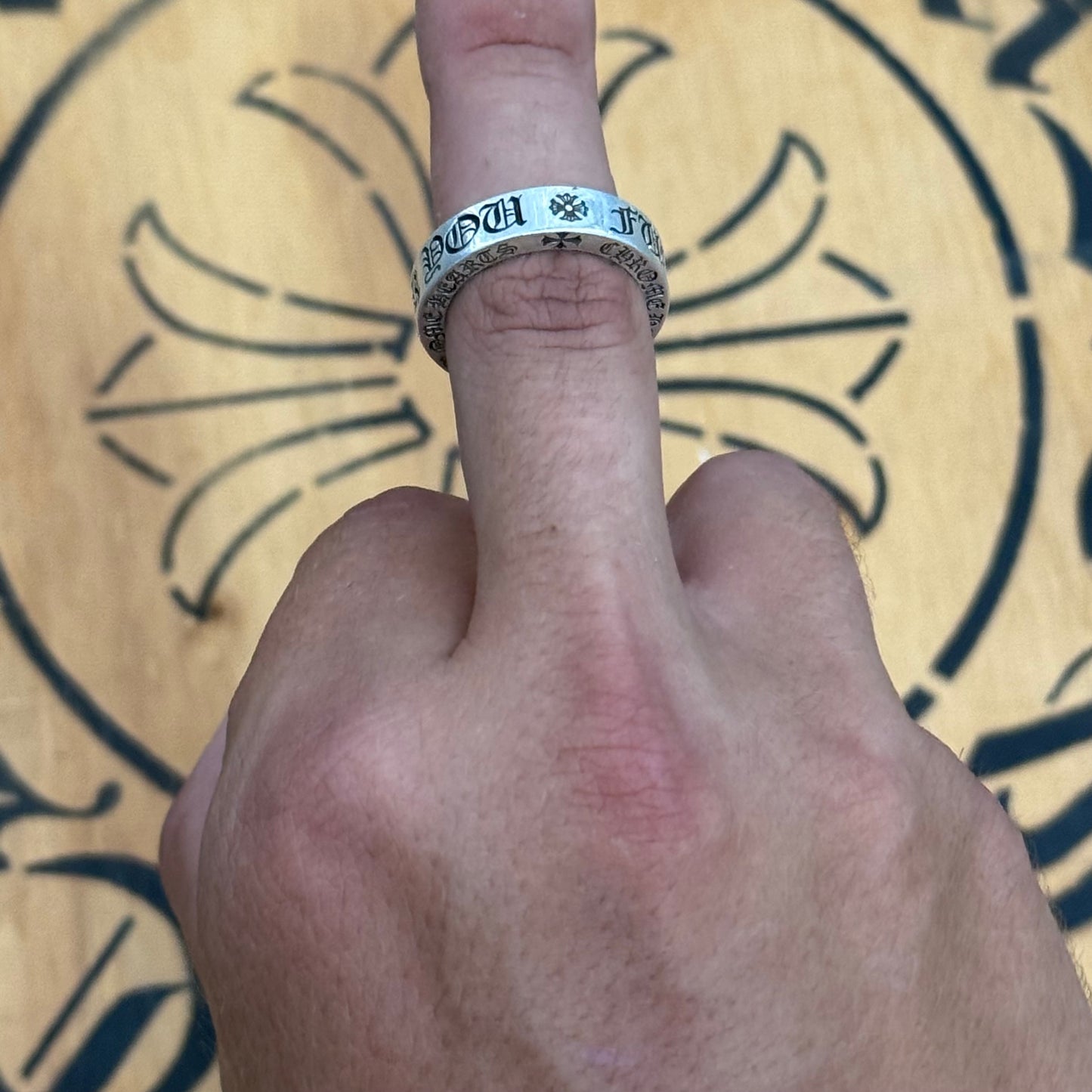Chrome Hearts ‘F*CK YOU’ Spacer Ring