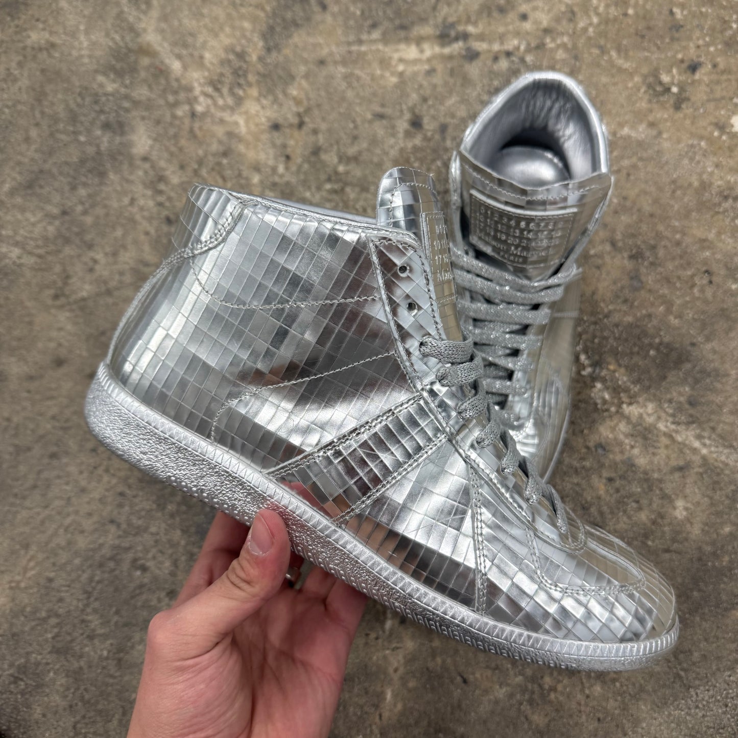 Maison Margiela Silver Metallic GAT
