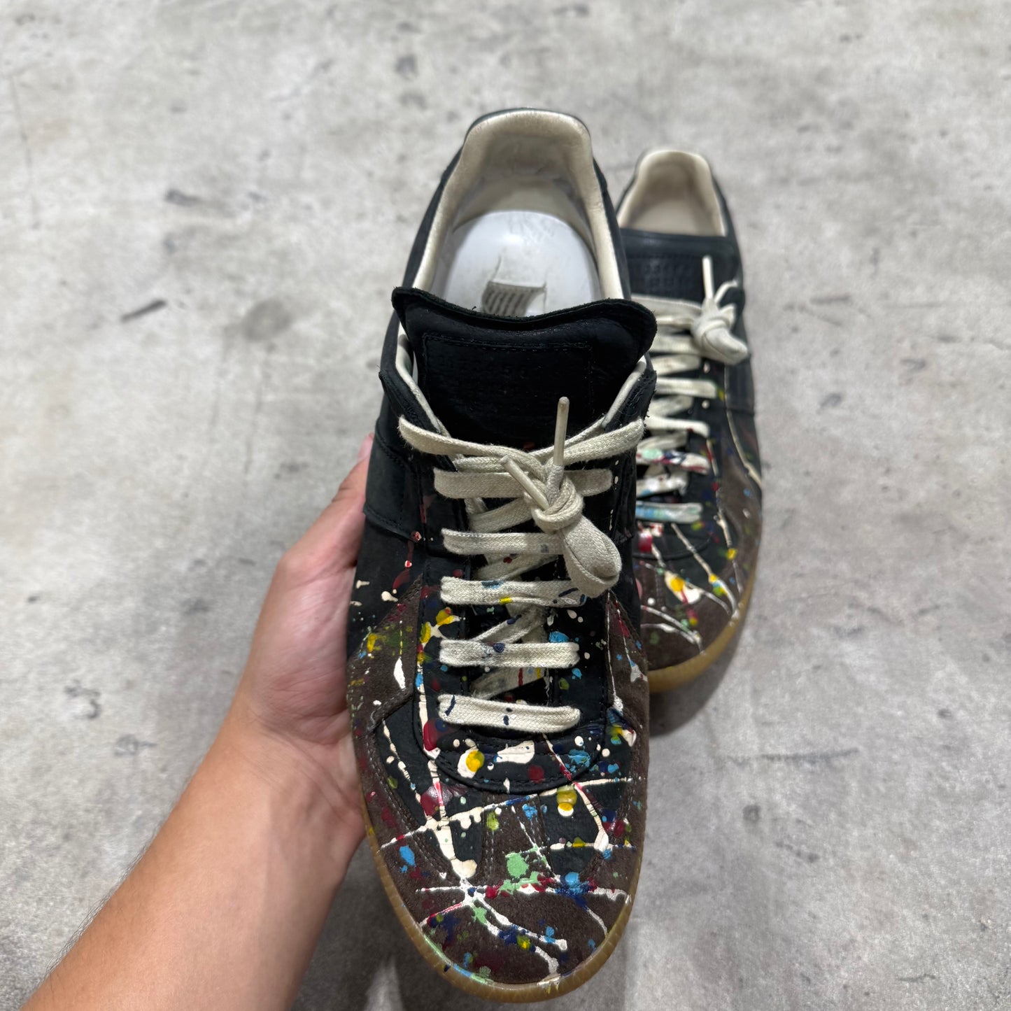 Maison Margiela ‘Black’ Splatter Paint GAT