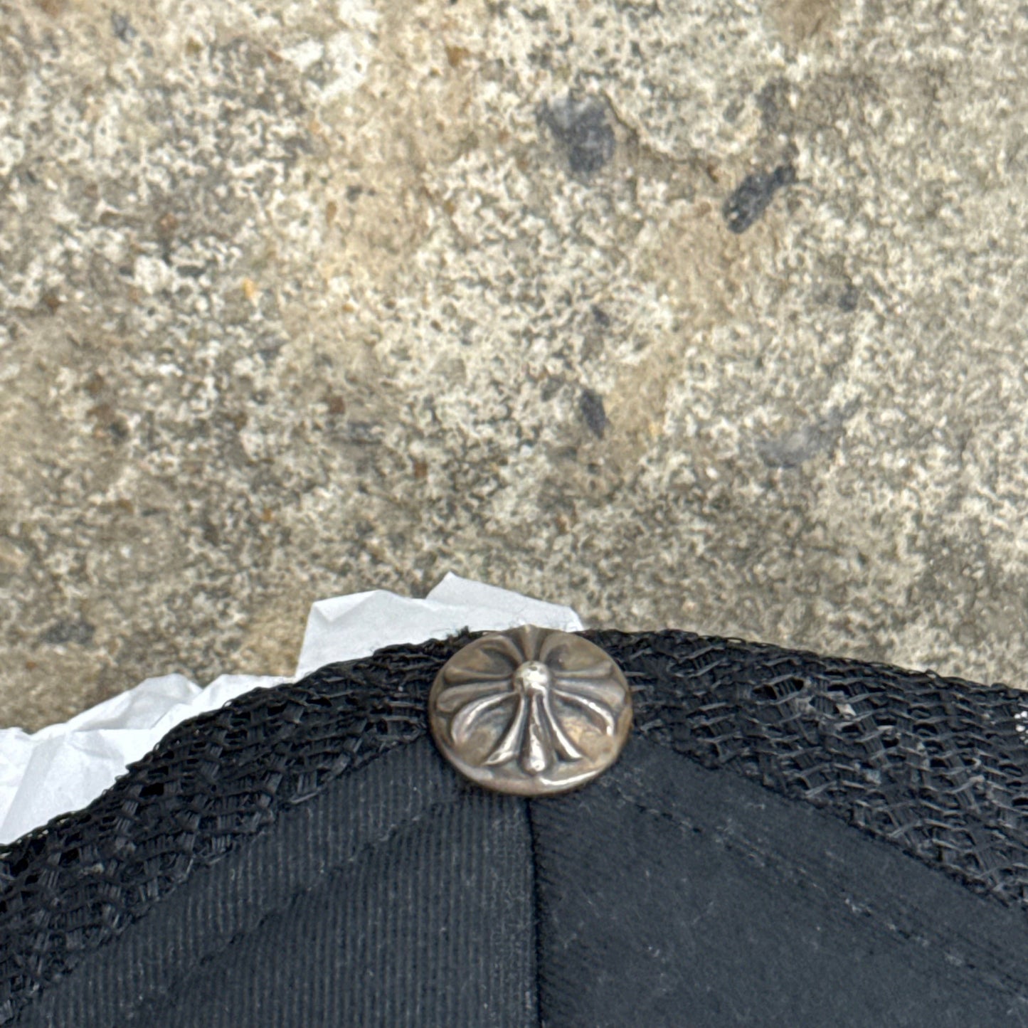 Chrome Hearts Black ‘CH’ Trucker Hat