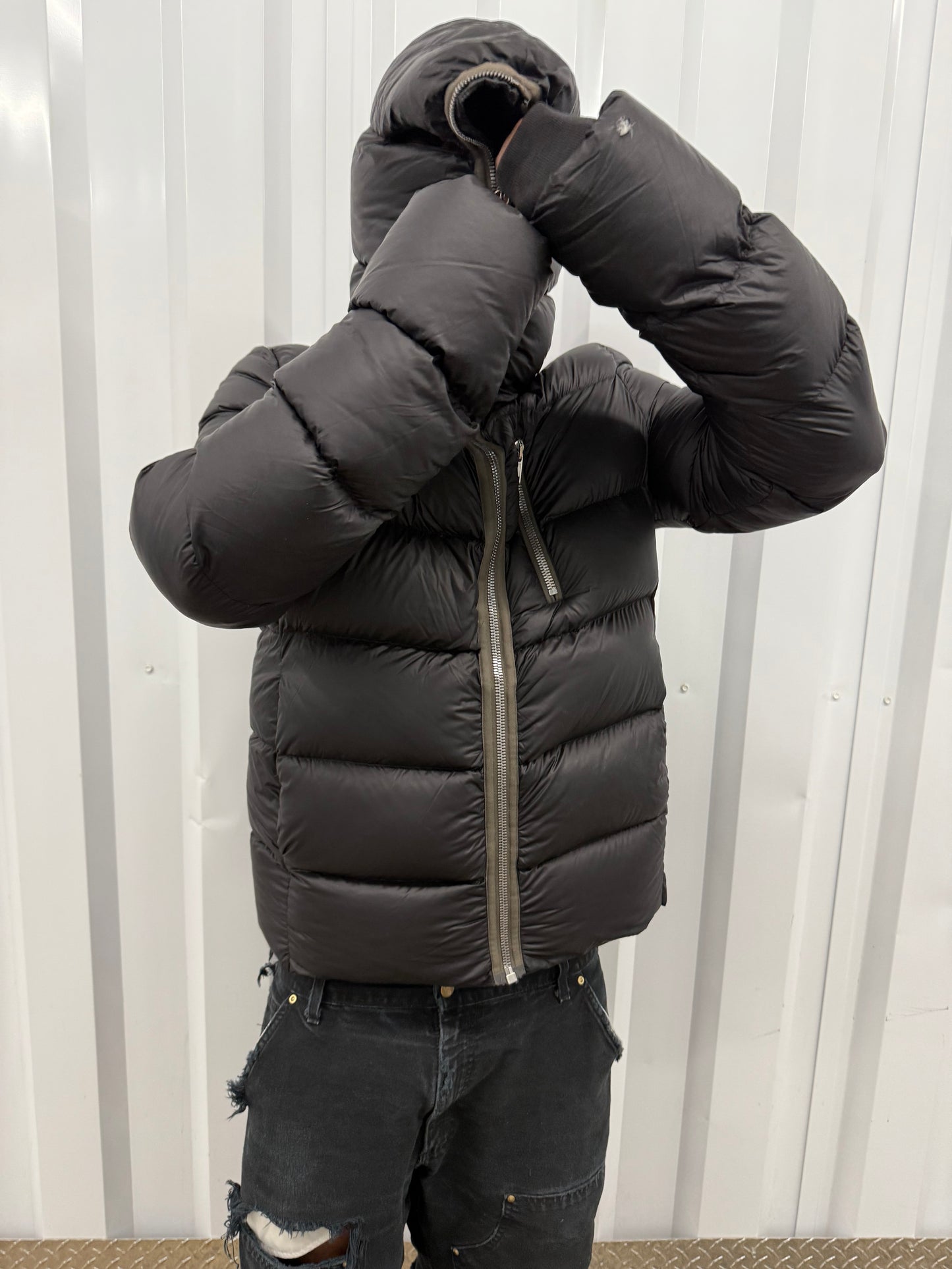 Rick Owens Strobe Gimp Puffer Jacket