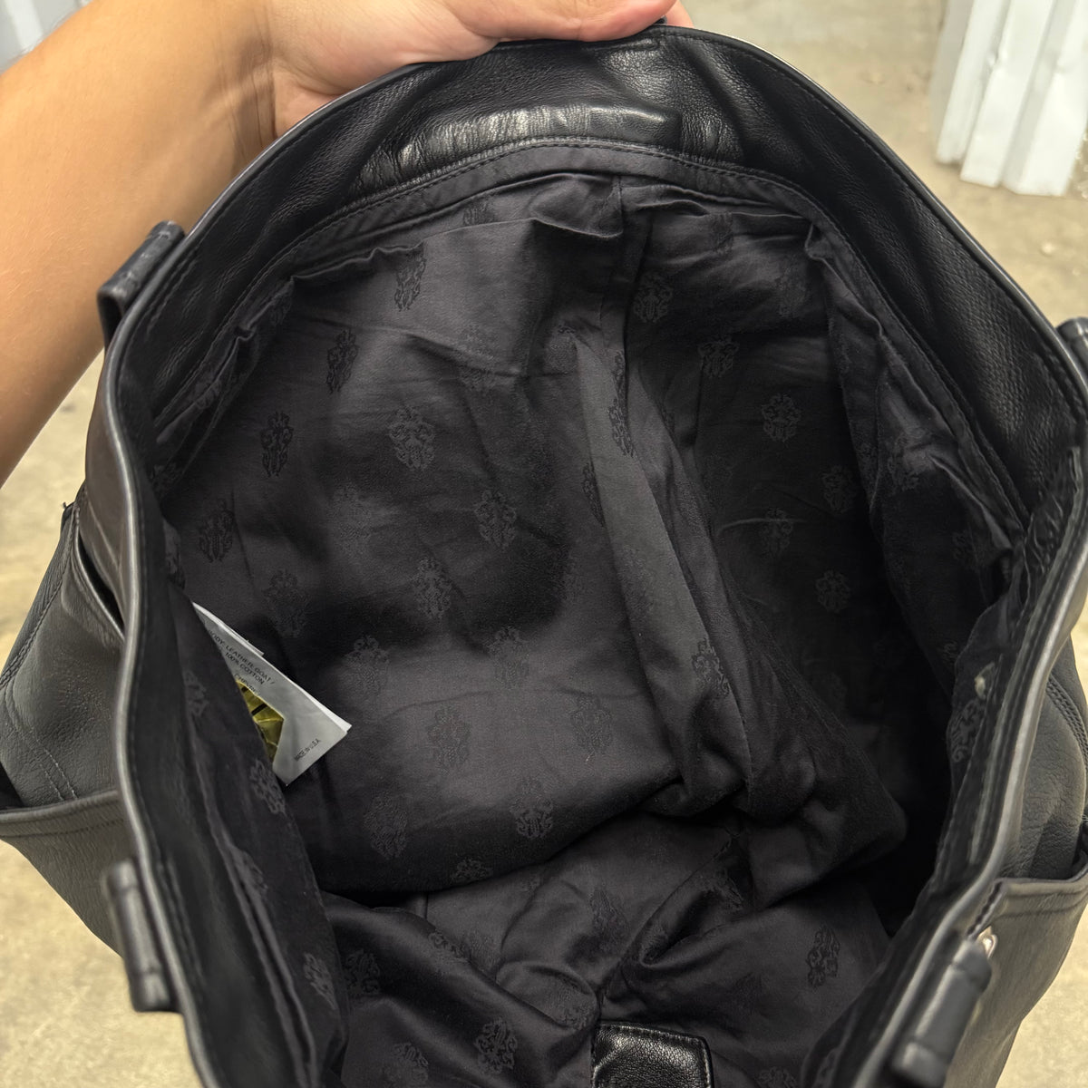 Chrome Hearts Leather Fleurknee Carpenters