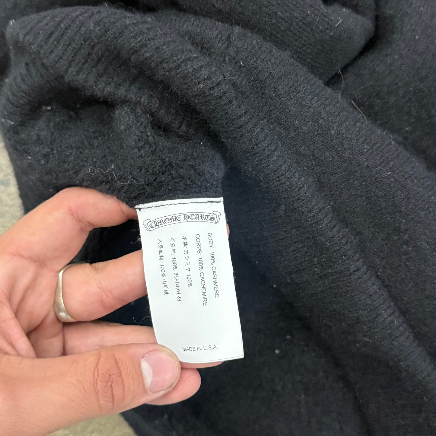 Chrome Hearts Cashmere Hoodie(L)