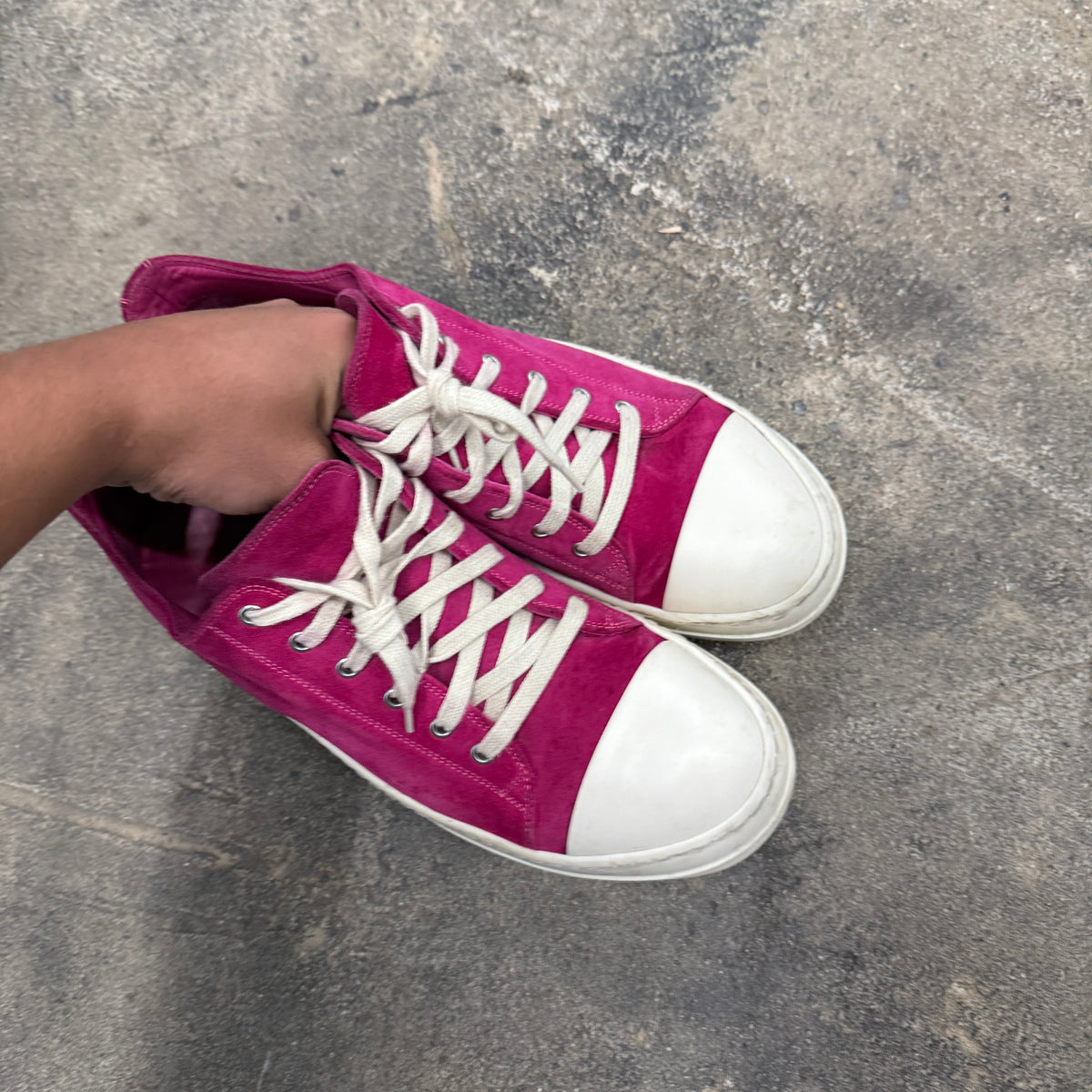 Rick Owens Mainline Suede Ramones