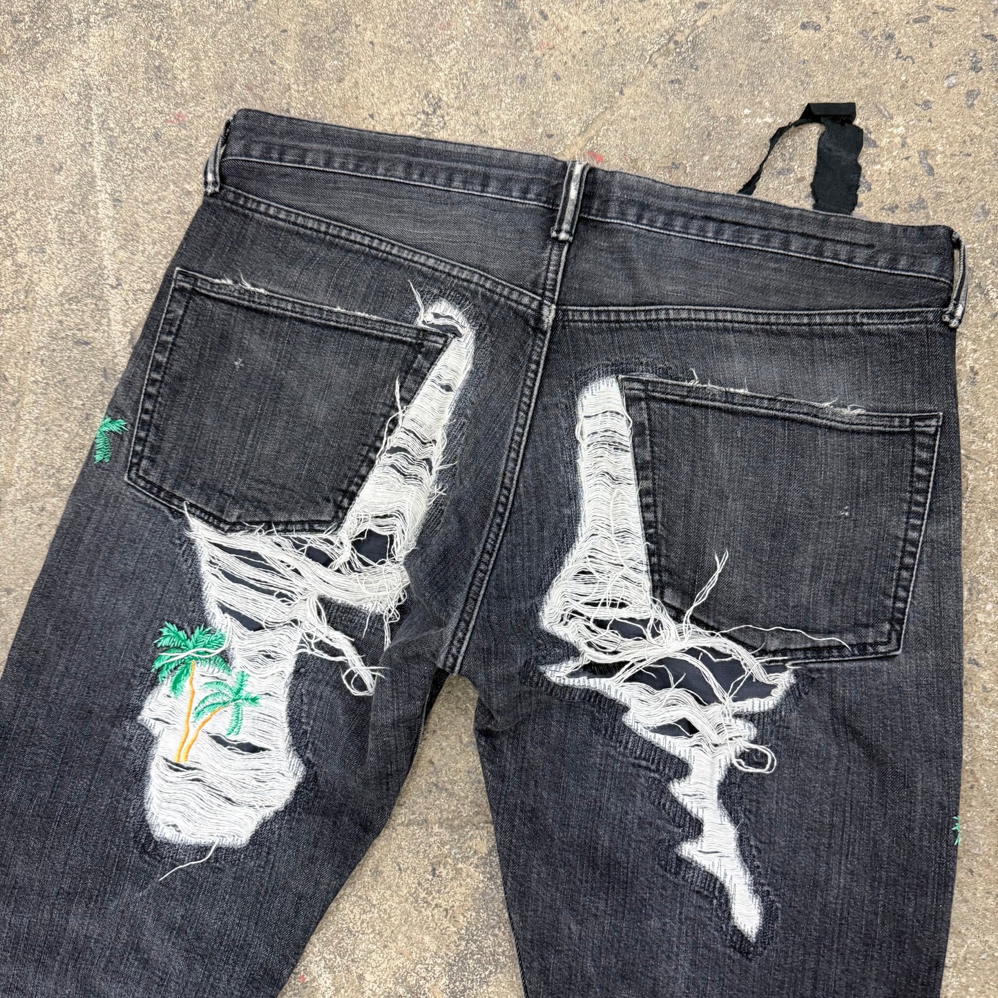 VLONE RUNWAY PALM TREE DENIM