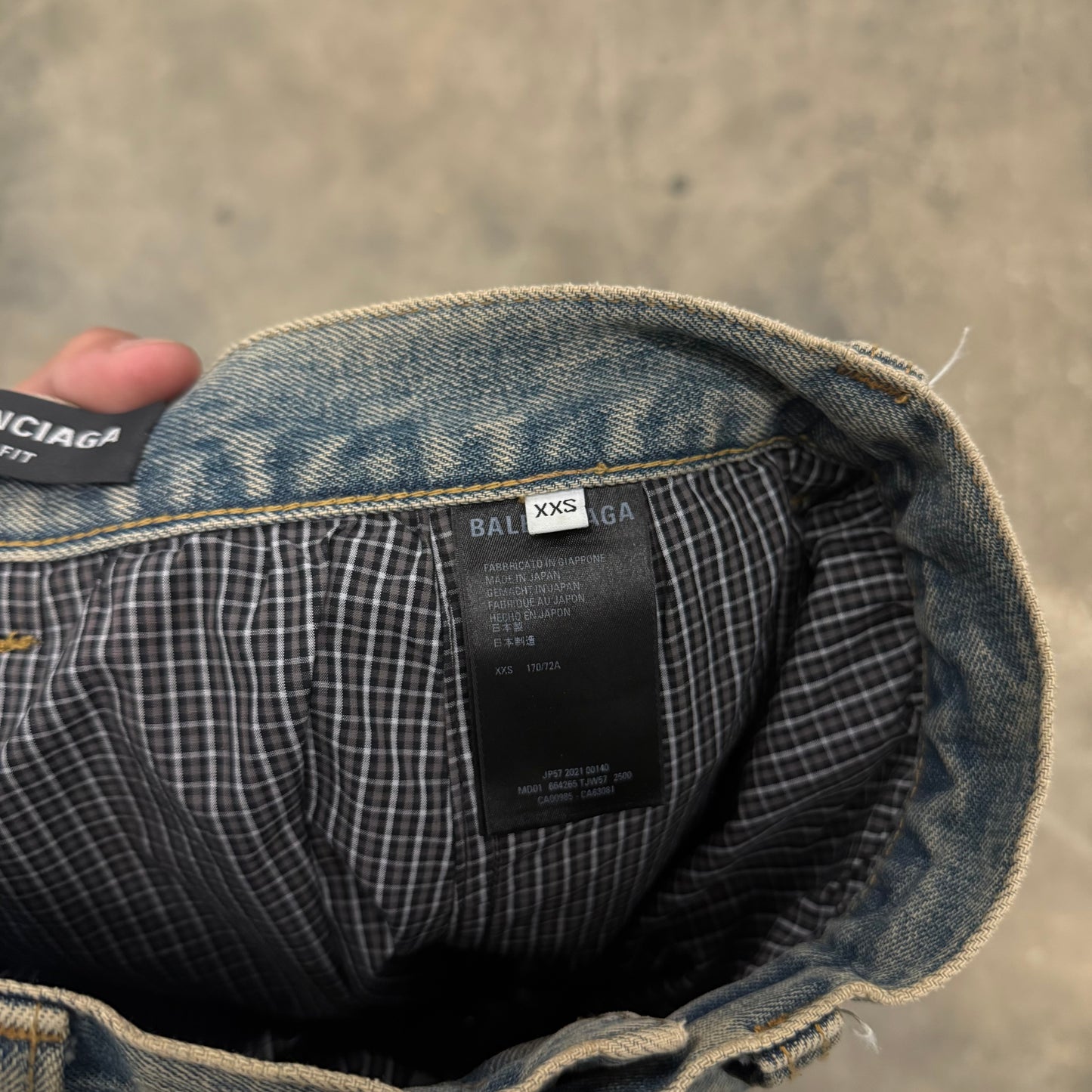 Balenciaga AW21 ‘Afterworld’ Boxer Denim
