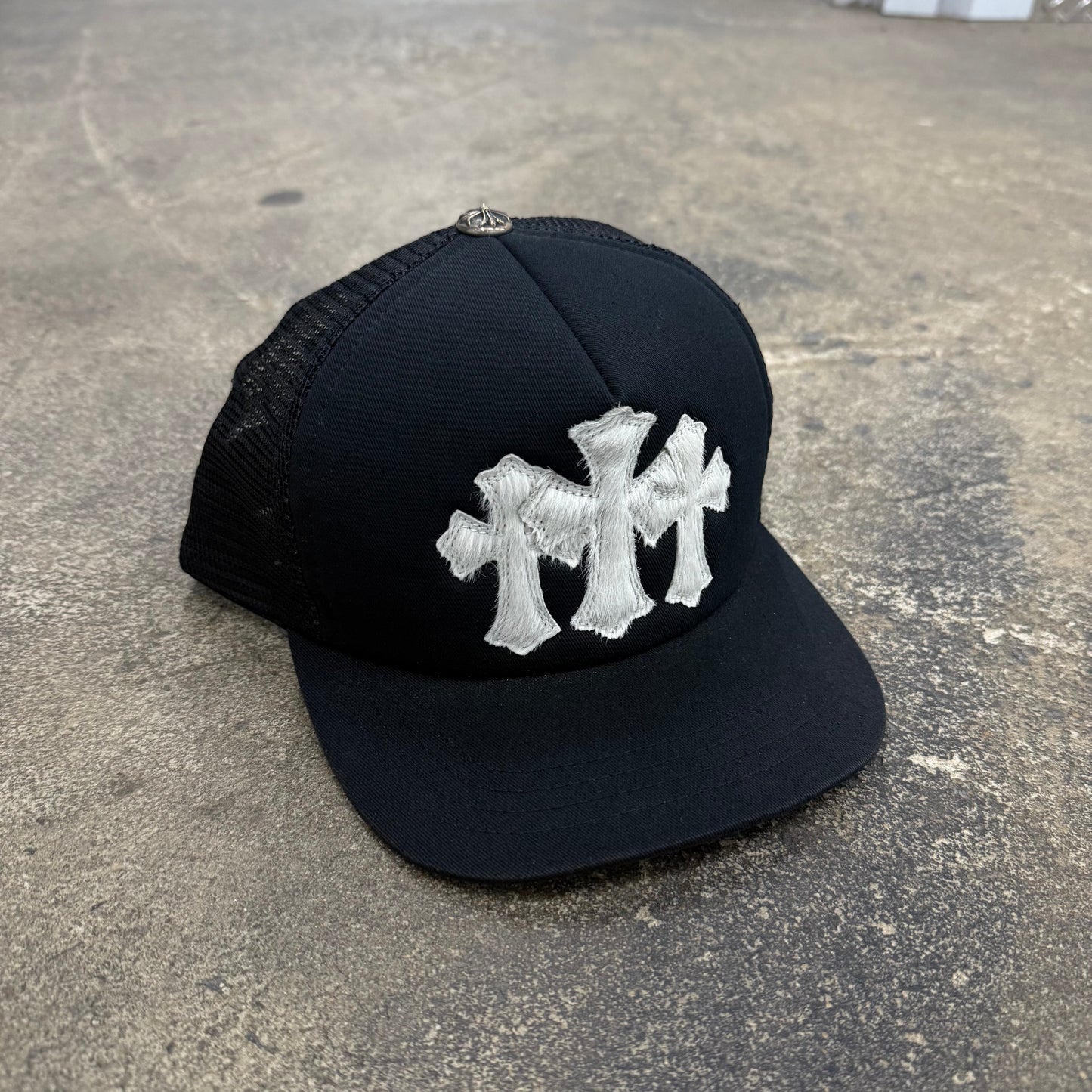 Chrome Hearts Triple Cross ‘Pony Hair’ Hat
