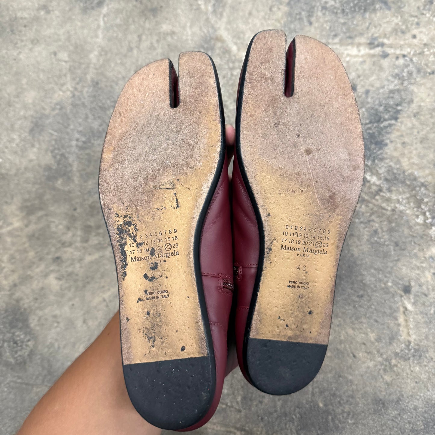 Maison Margiela Red Tabi Boots