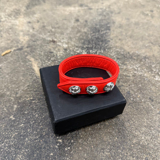 Chrome Hearts Orange 3 Snap Bracelet