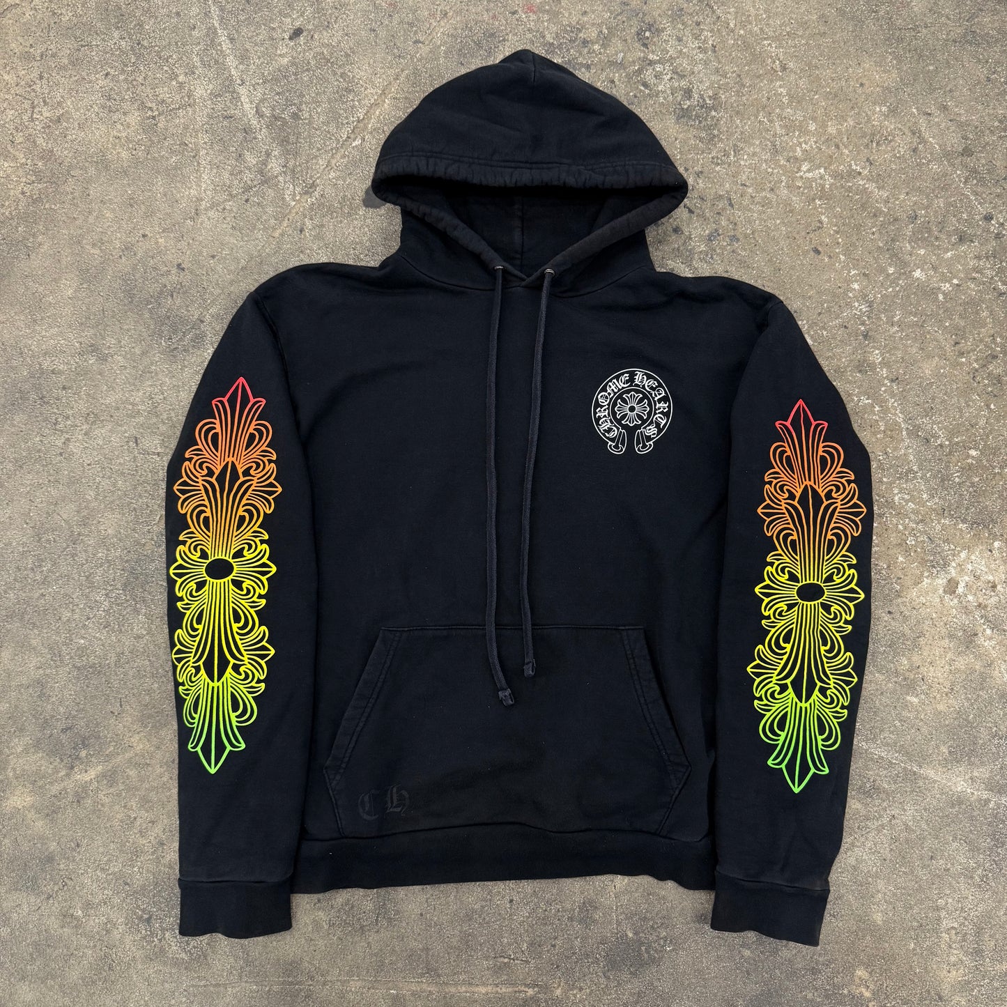 Chrome Hearts Gradient Floral Hoodie