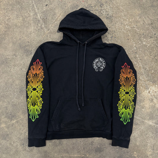 Chrome Hearts Gradient Floral Hoodie