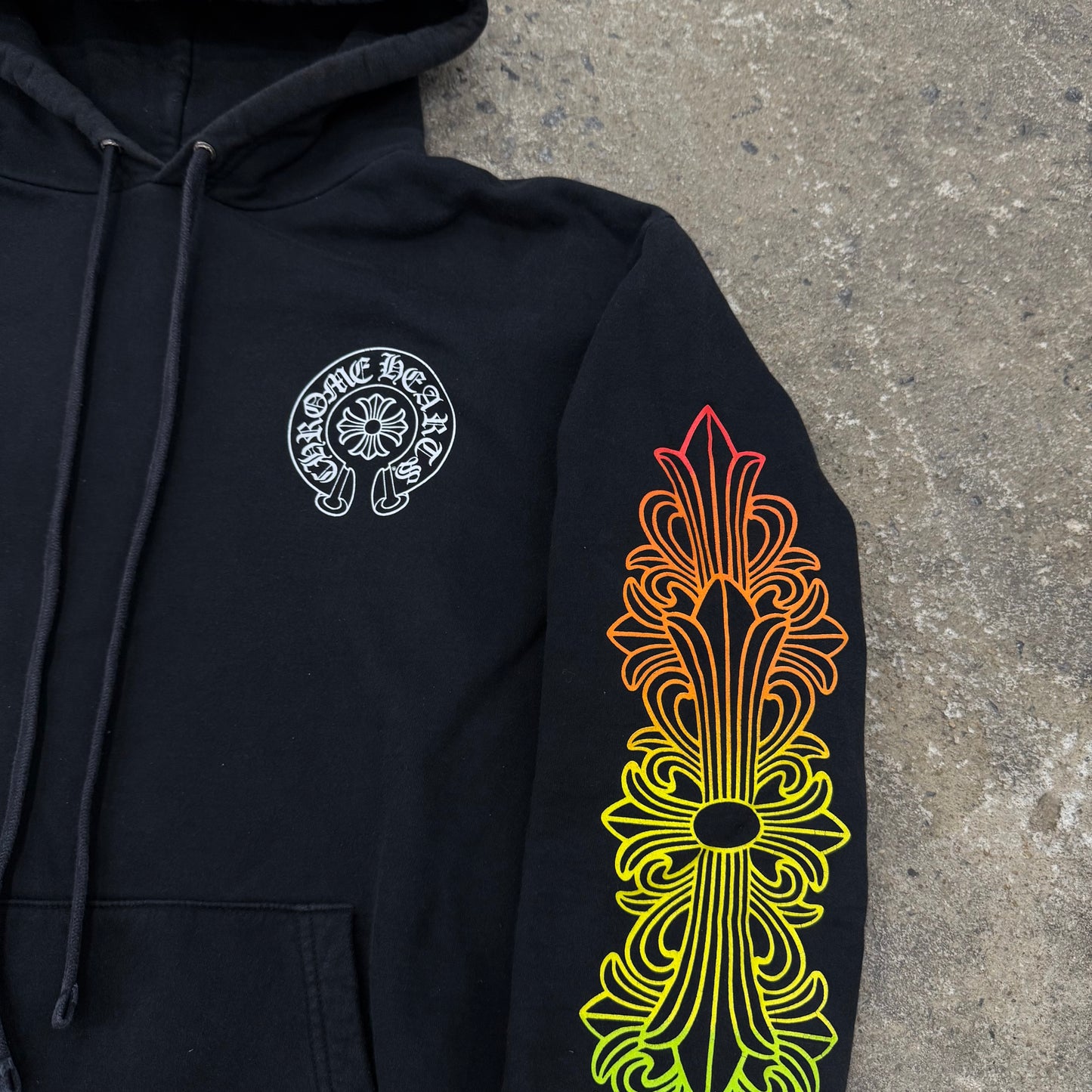 Chrome Hearts Gradient Floral Hoodie