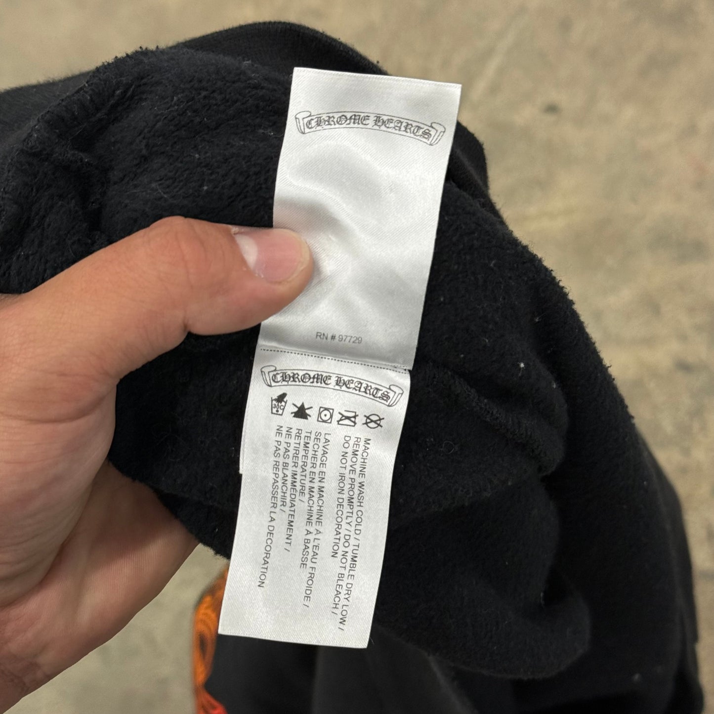 Chrome Hearts Gradient Floral Hoodie