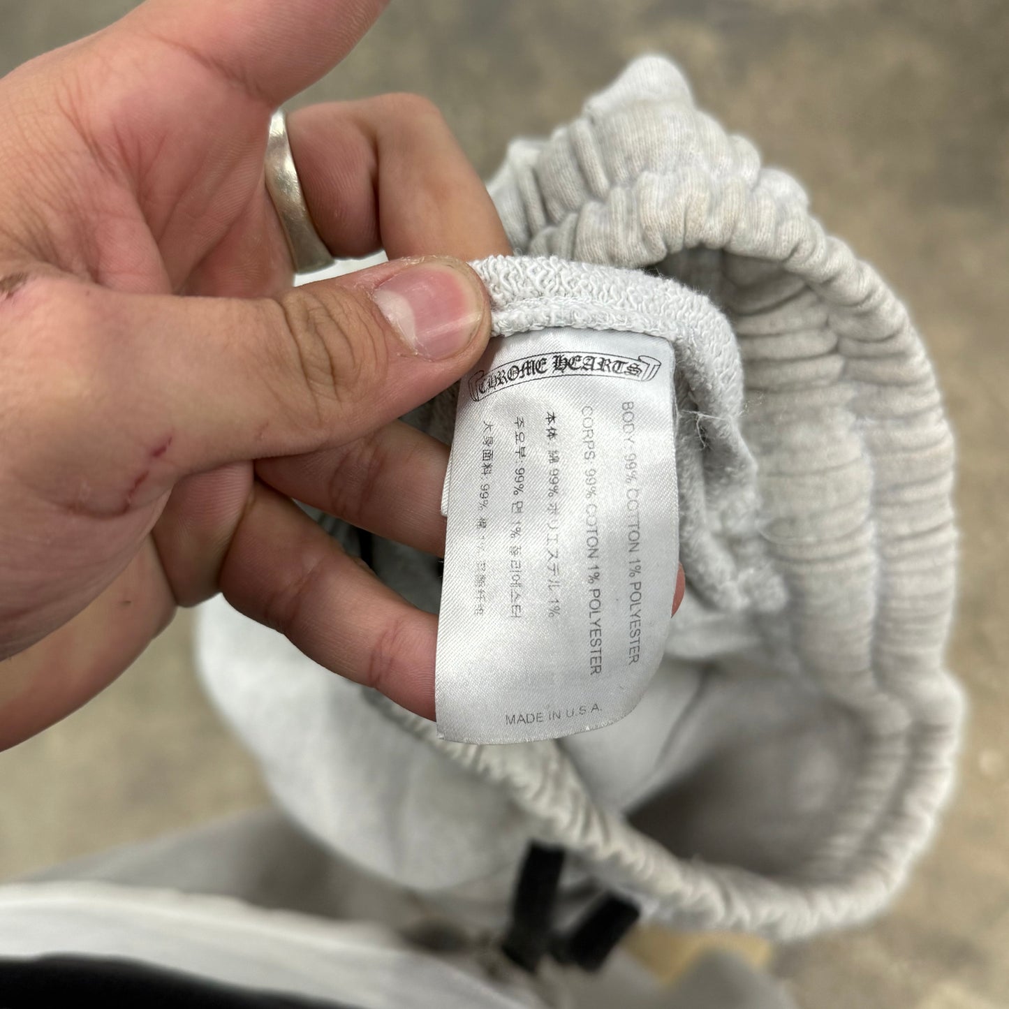 CHROME HEARTS ‘Stay Fast’ Matty Boy Sweatpants