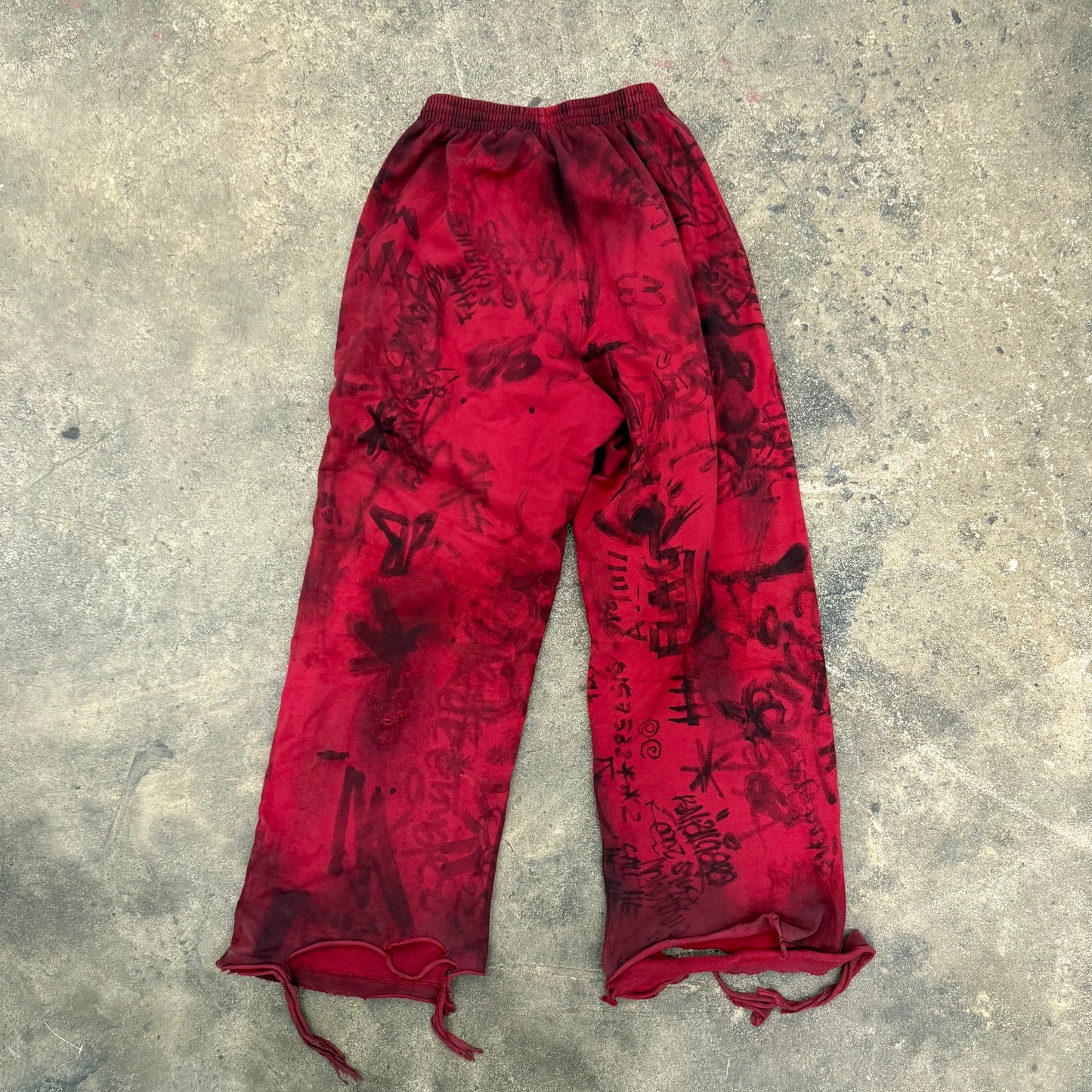 BALENCIAGA Skater Sweatpants in Red