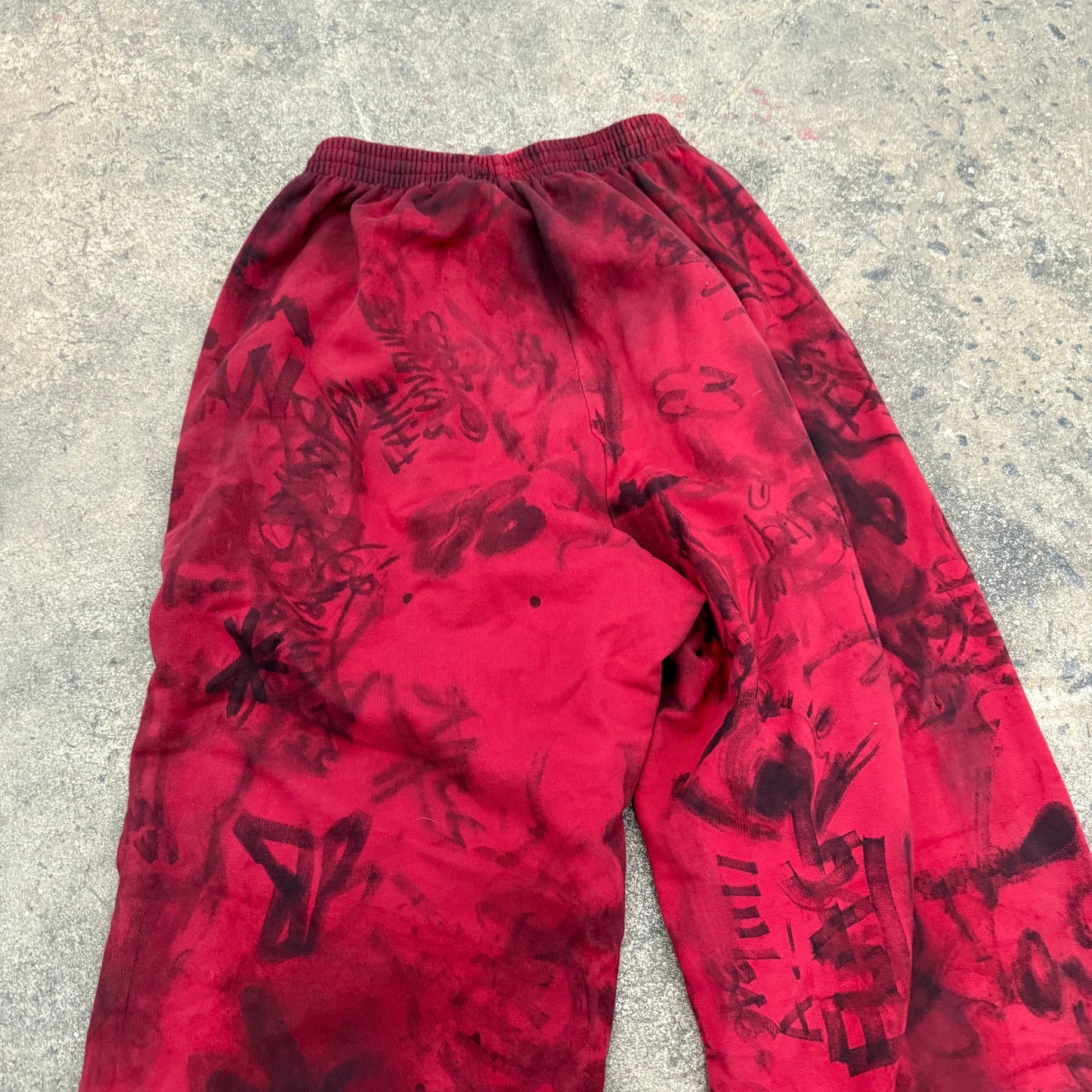 BALENCIAGA Skater Sweatpants in Red