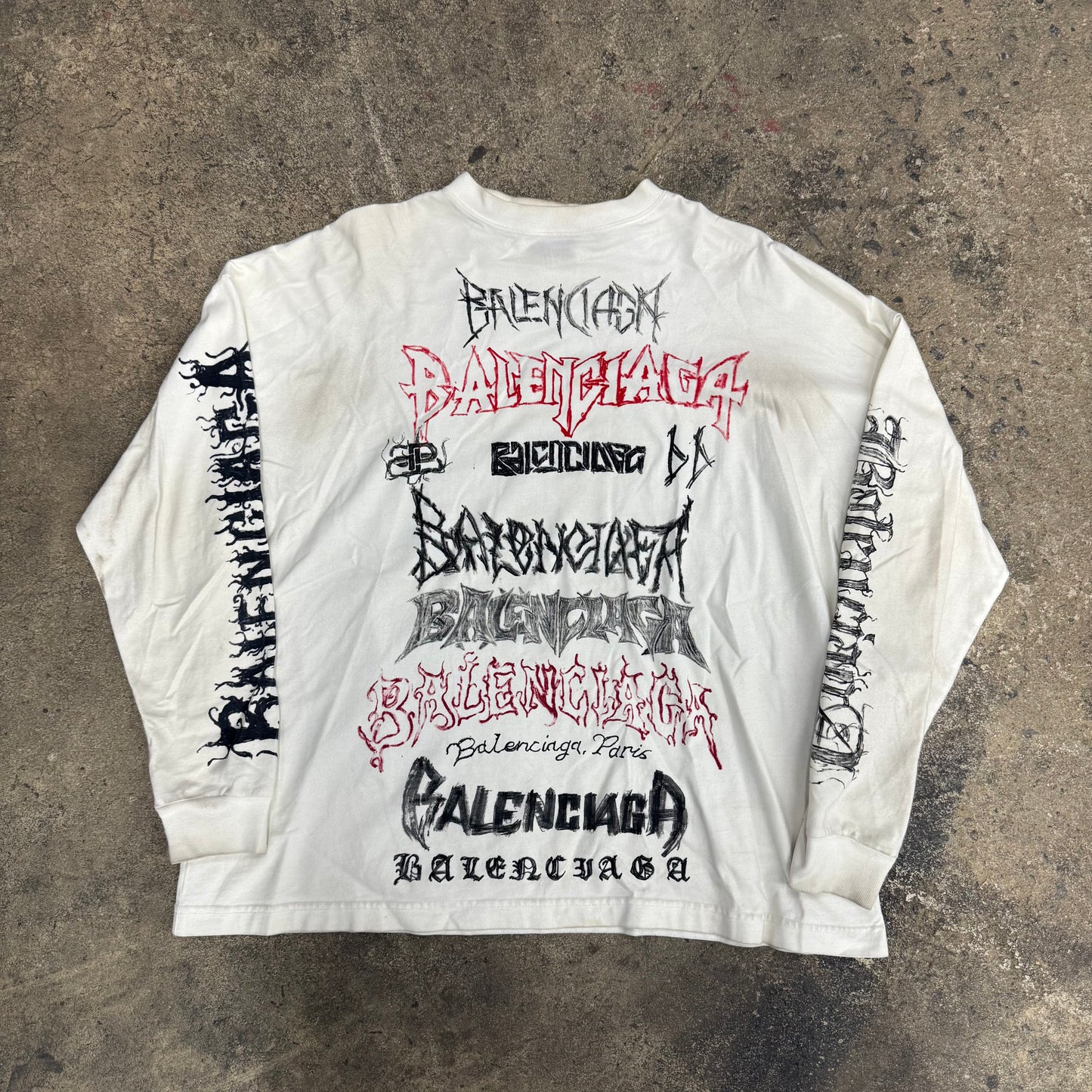 BALENCIAGA All over print Longsleeve
