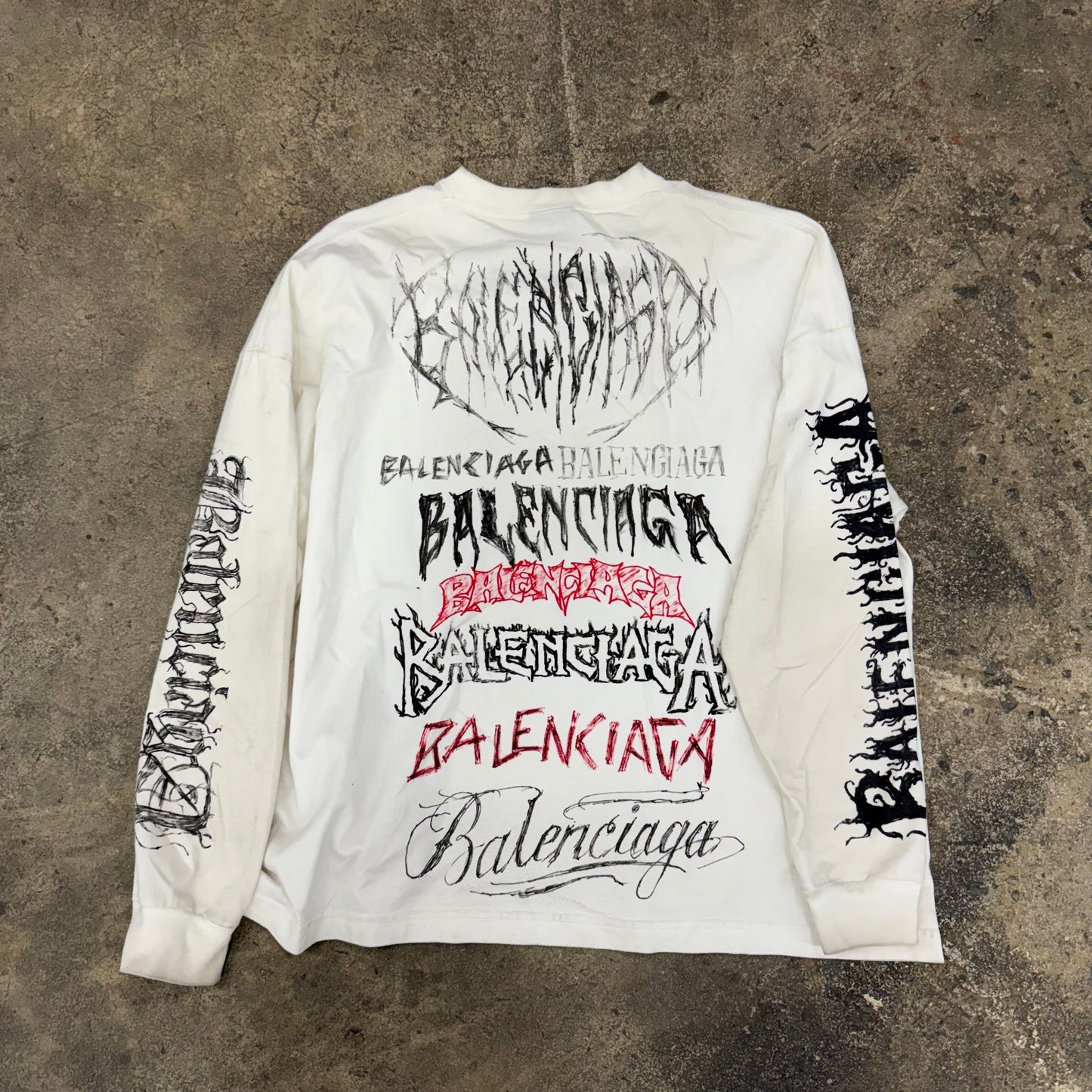 BALENCIAGA All over print Longsleeve