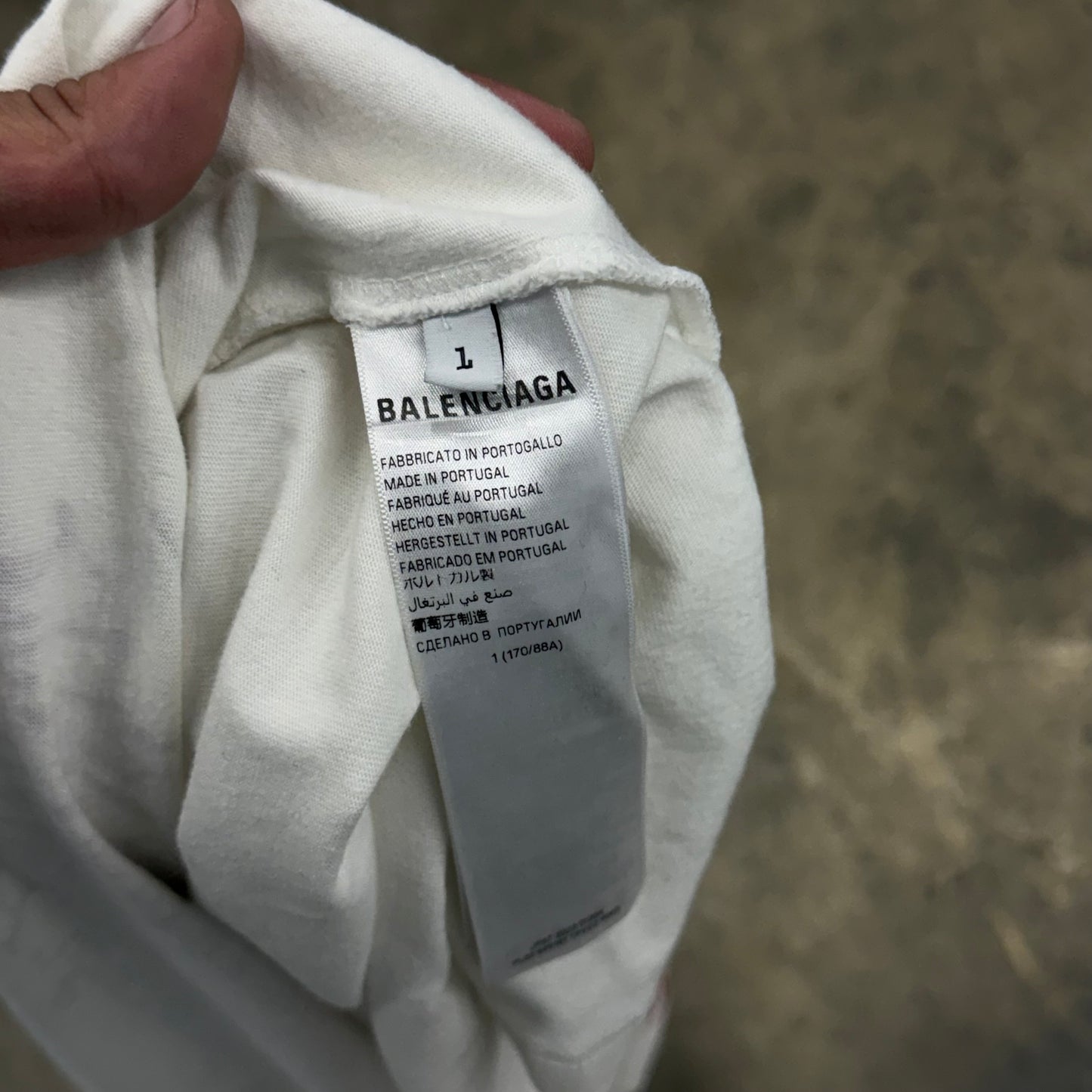 BALENCIAGA All over print Longsleeve