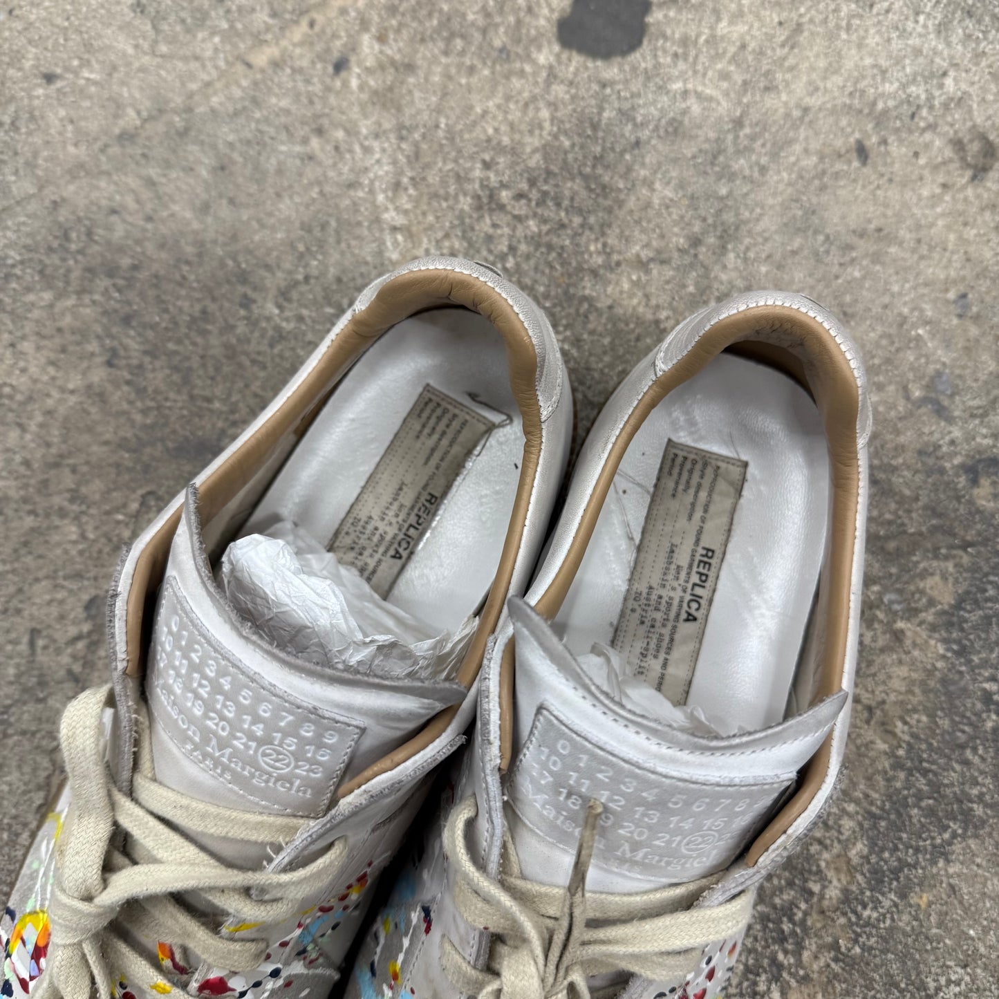 MAISON MARGIELA GAT Splatter Paint