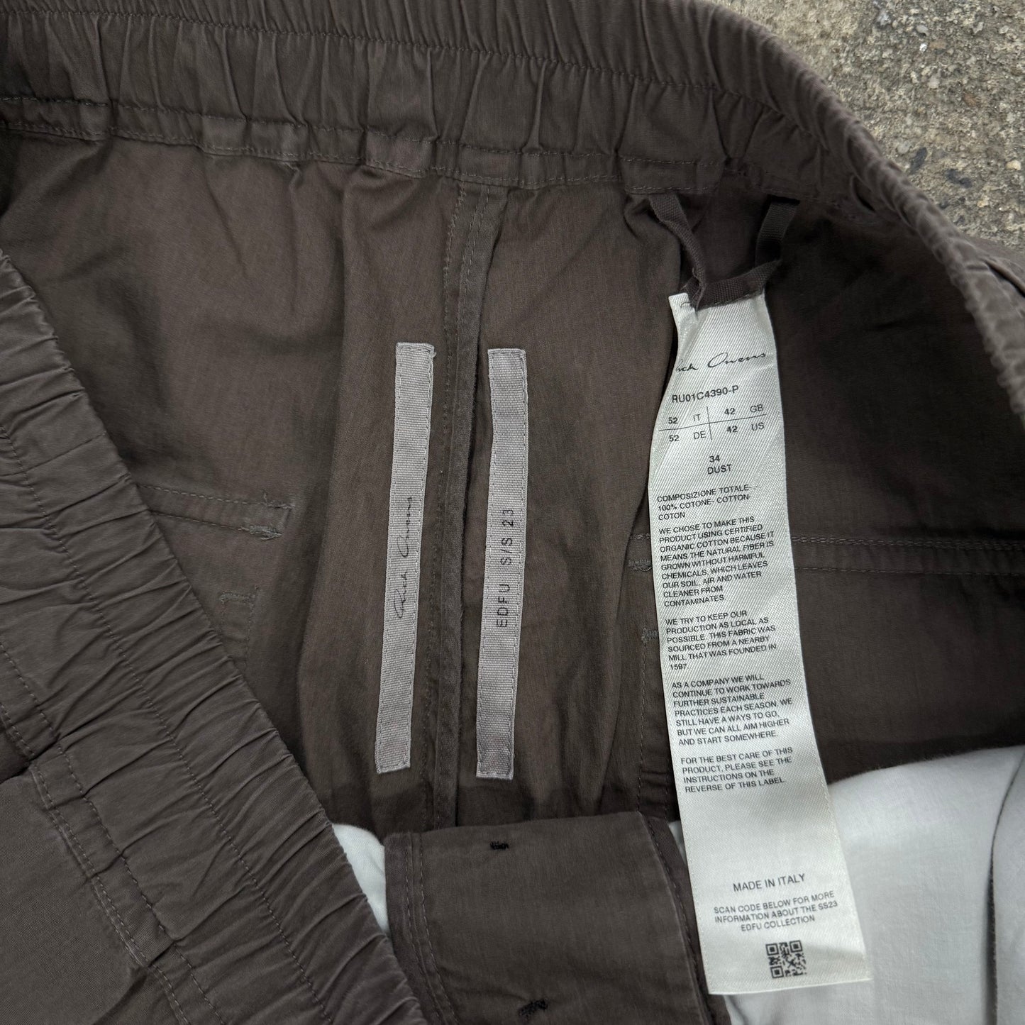 Rick Owens Mainline Dust pants