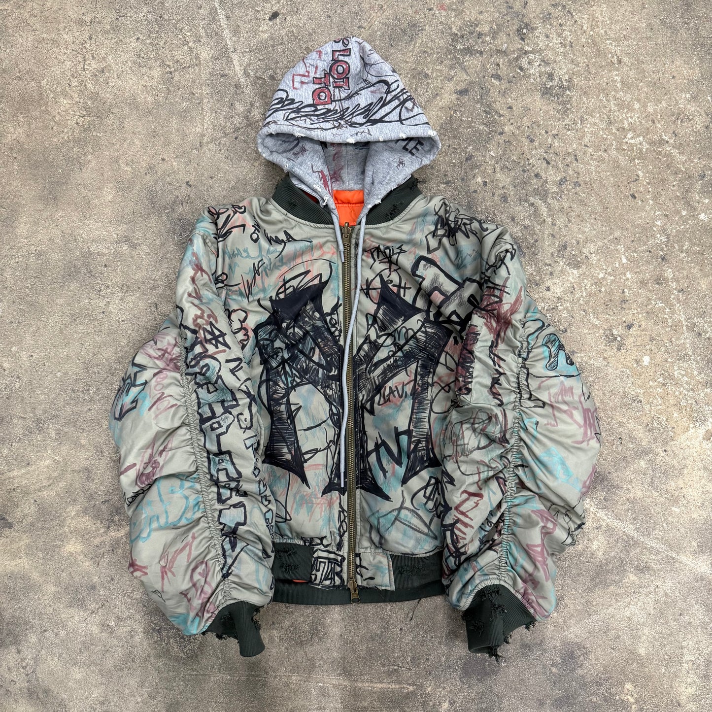 Mowalola Graffiti NYC Bomber