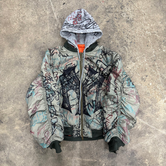 Mowalola Graffiti NYC Bomber