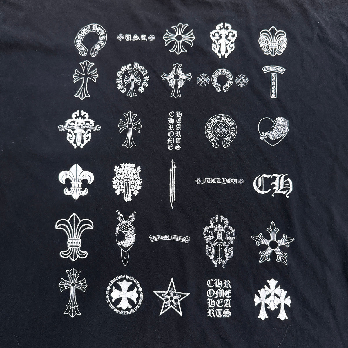 Chrome Hearts 'Multi Logo' Tee