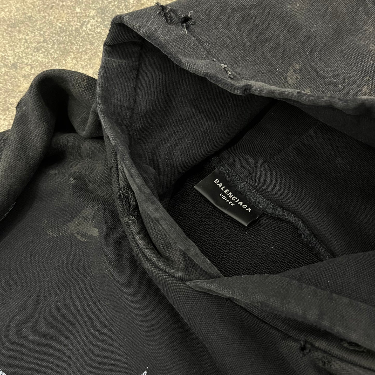 Balenciaga Paris Moon Upside Down Hoodie